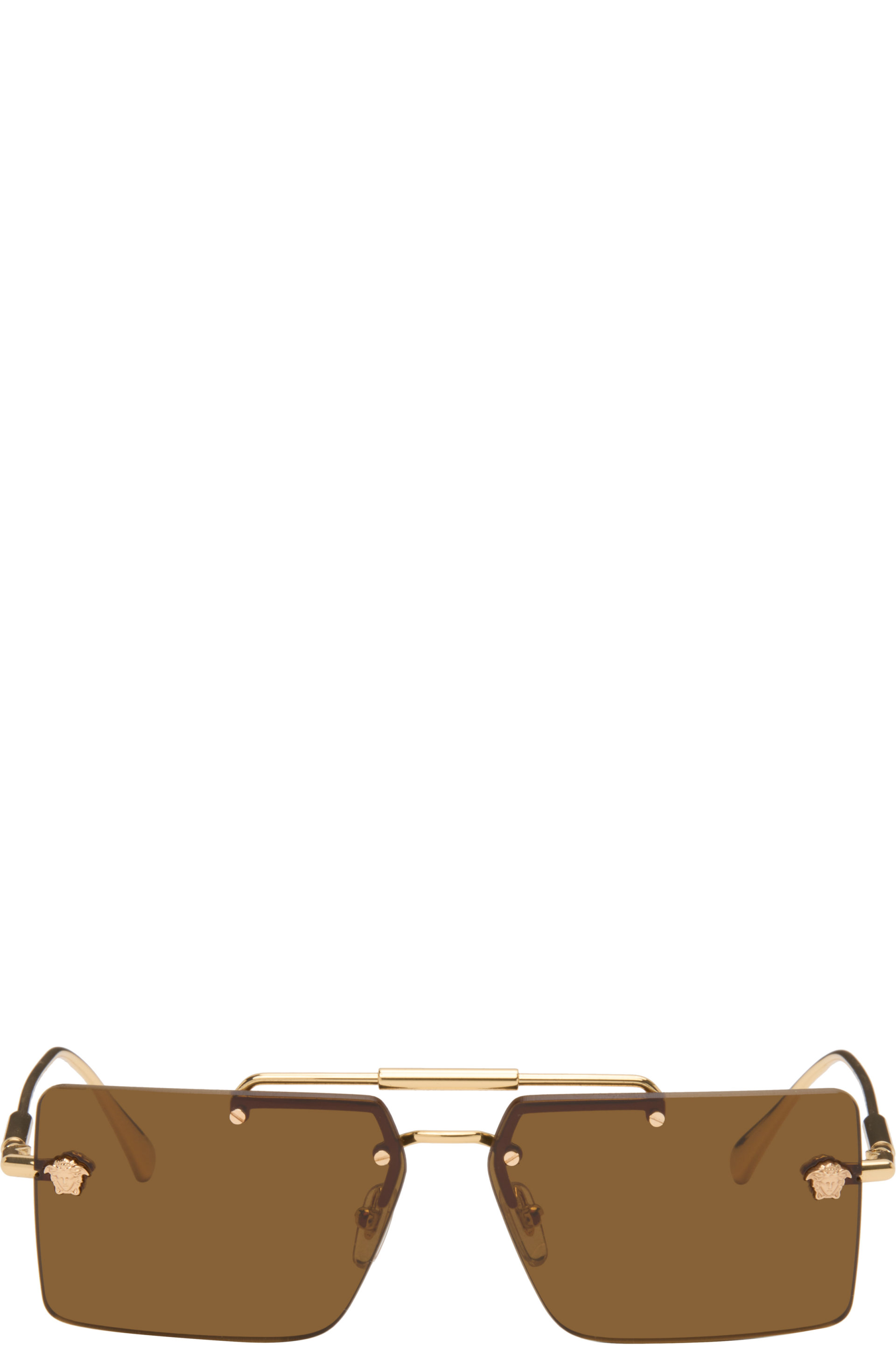 Versace - Gold Medusa Glam Sunglasses