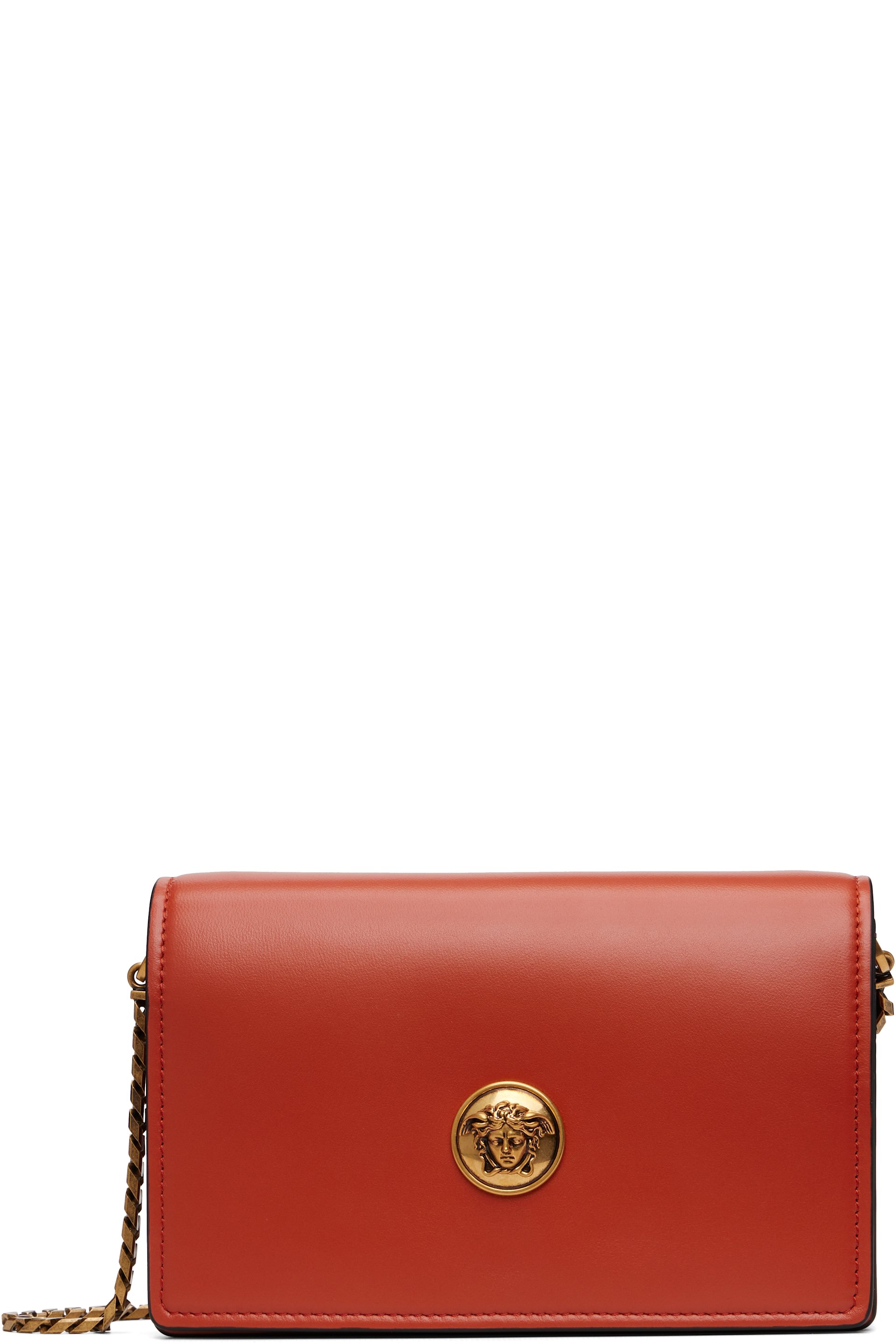 Versace - Orange Emblème Nappa Mini Bag