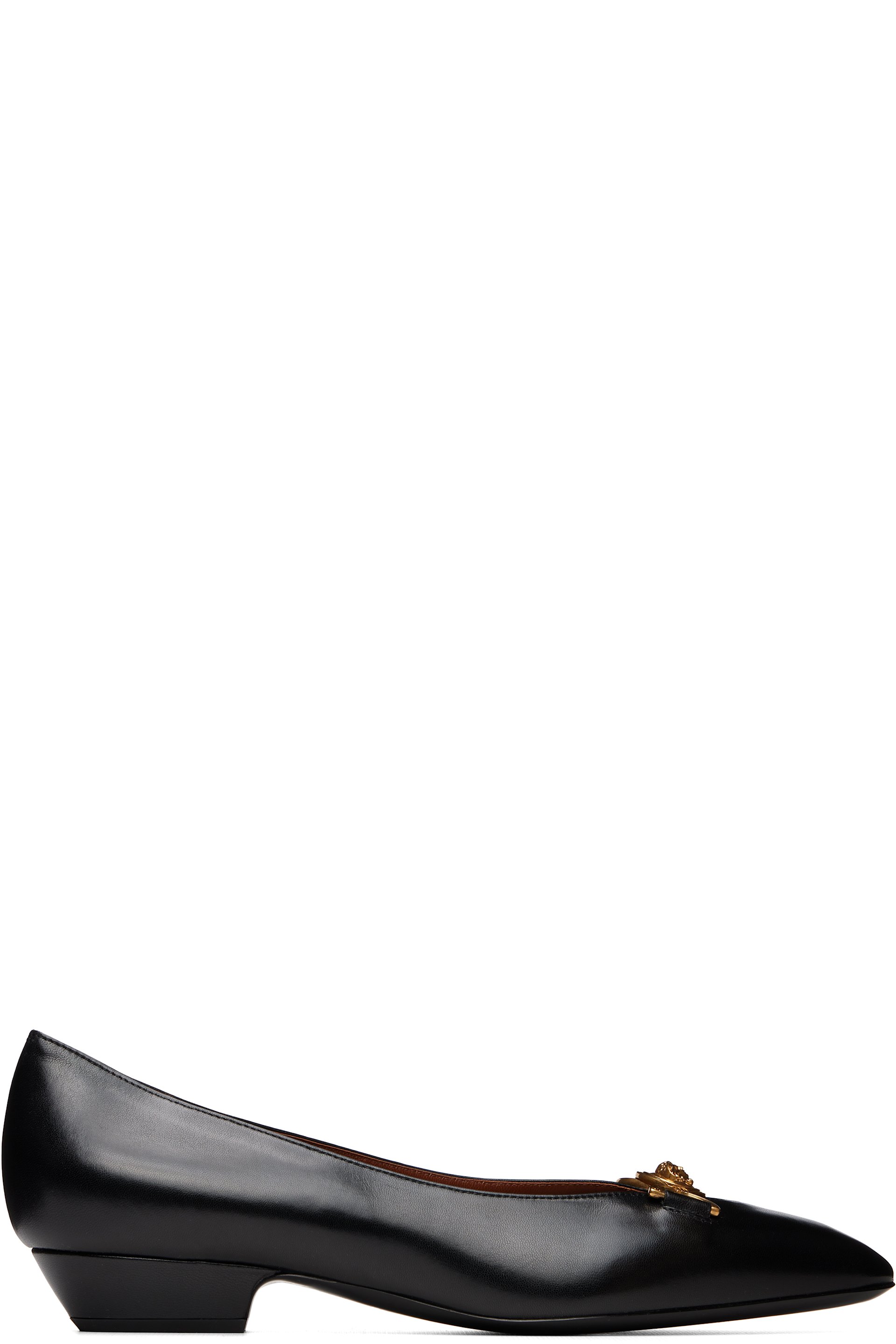 Versace - Black Ballerina Heels