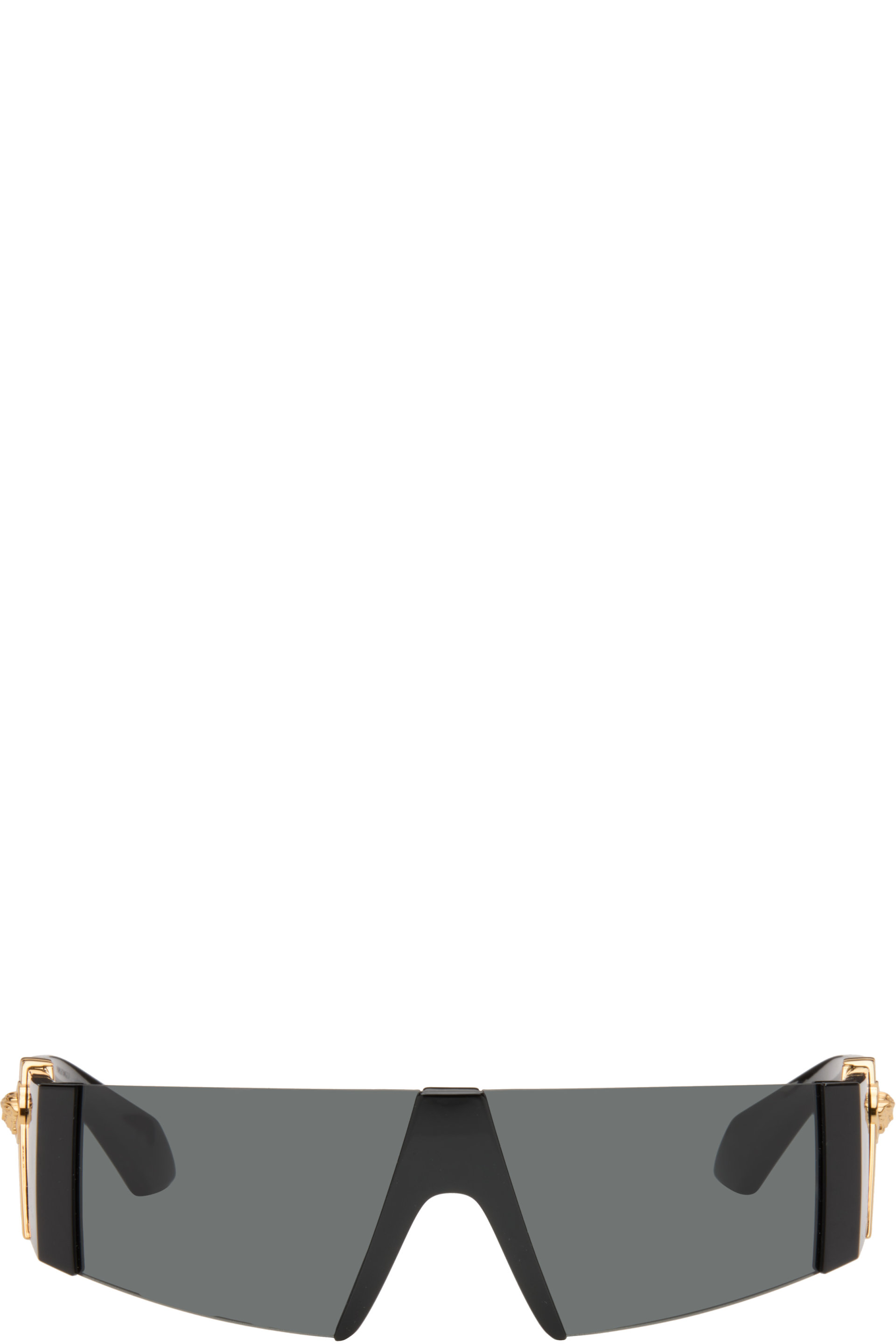 Versace - 黑色 Edge Mask 太阳镜