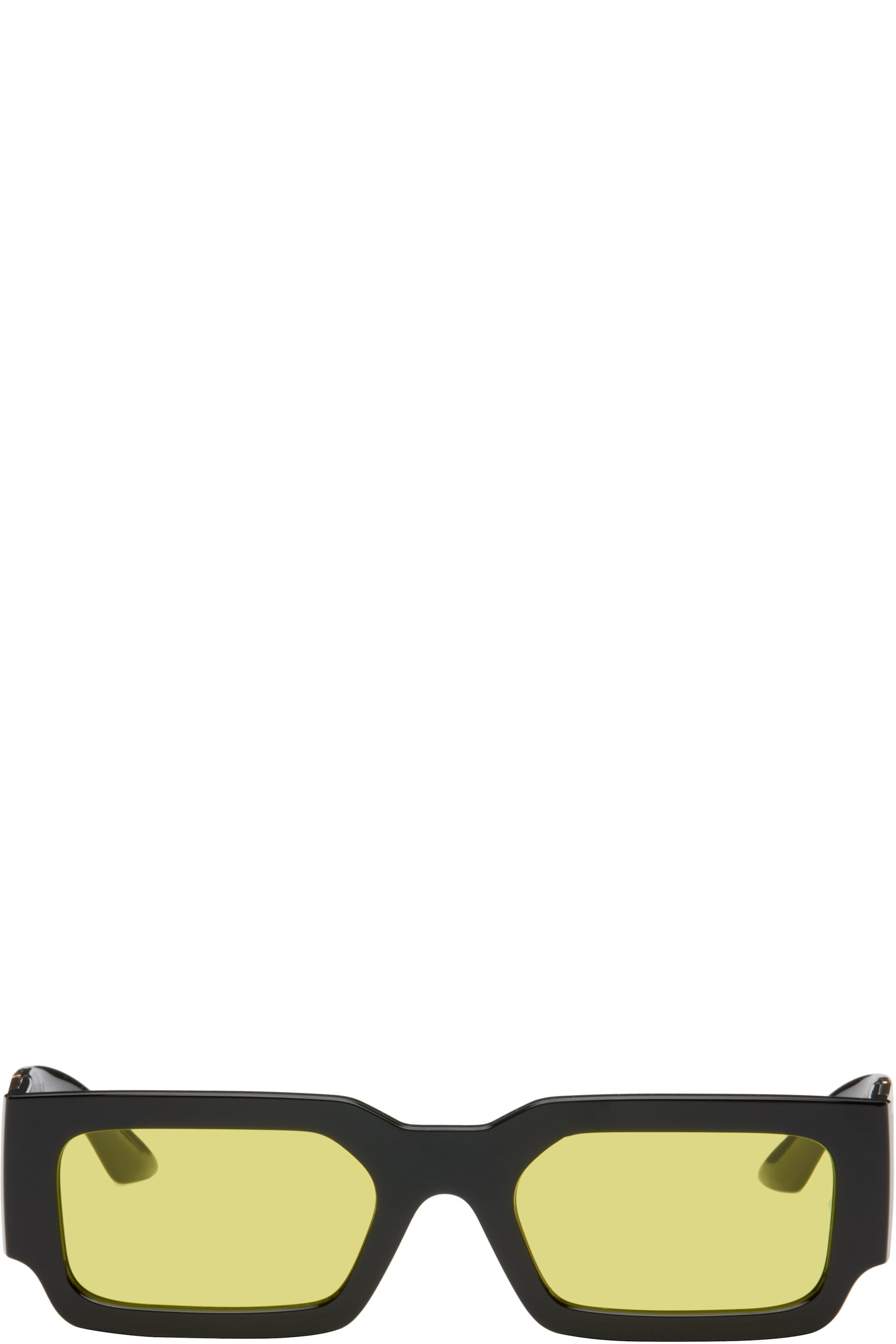 Versace - Black Greca Maxi Sunglasses