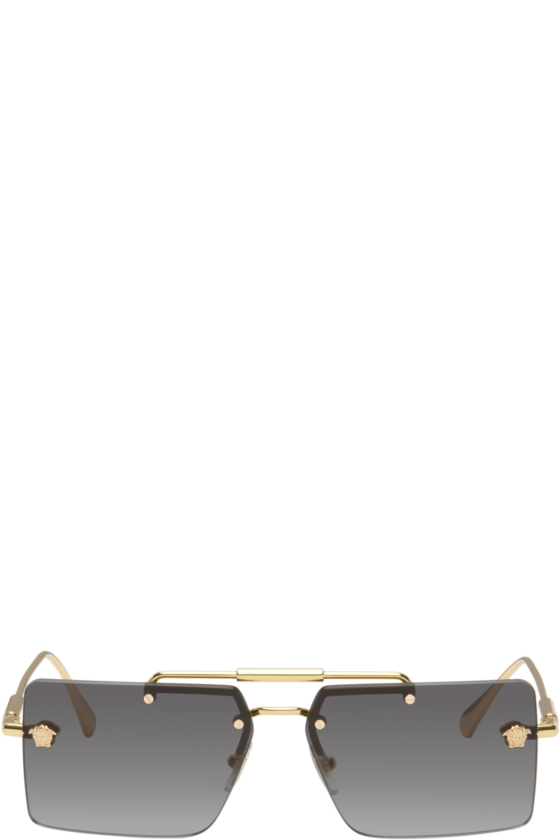 Versace - Gold Medusa Sunglasses