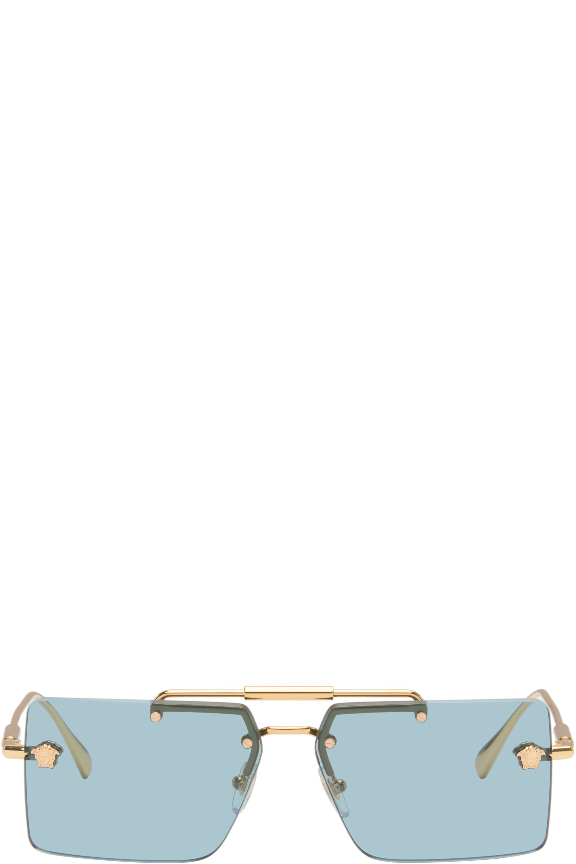 Versace - Gold Medusa Glam Sunglasses