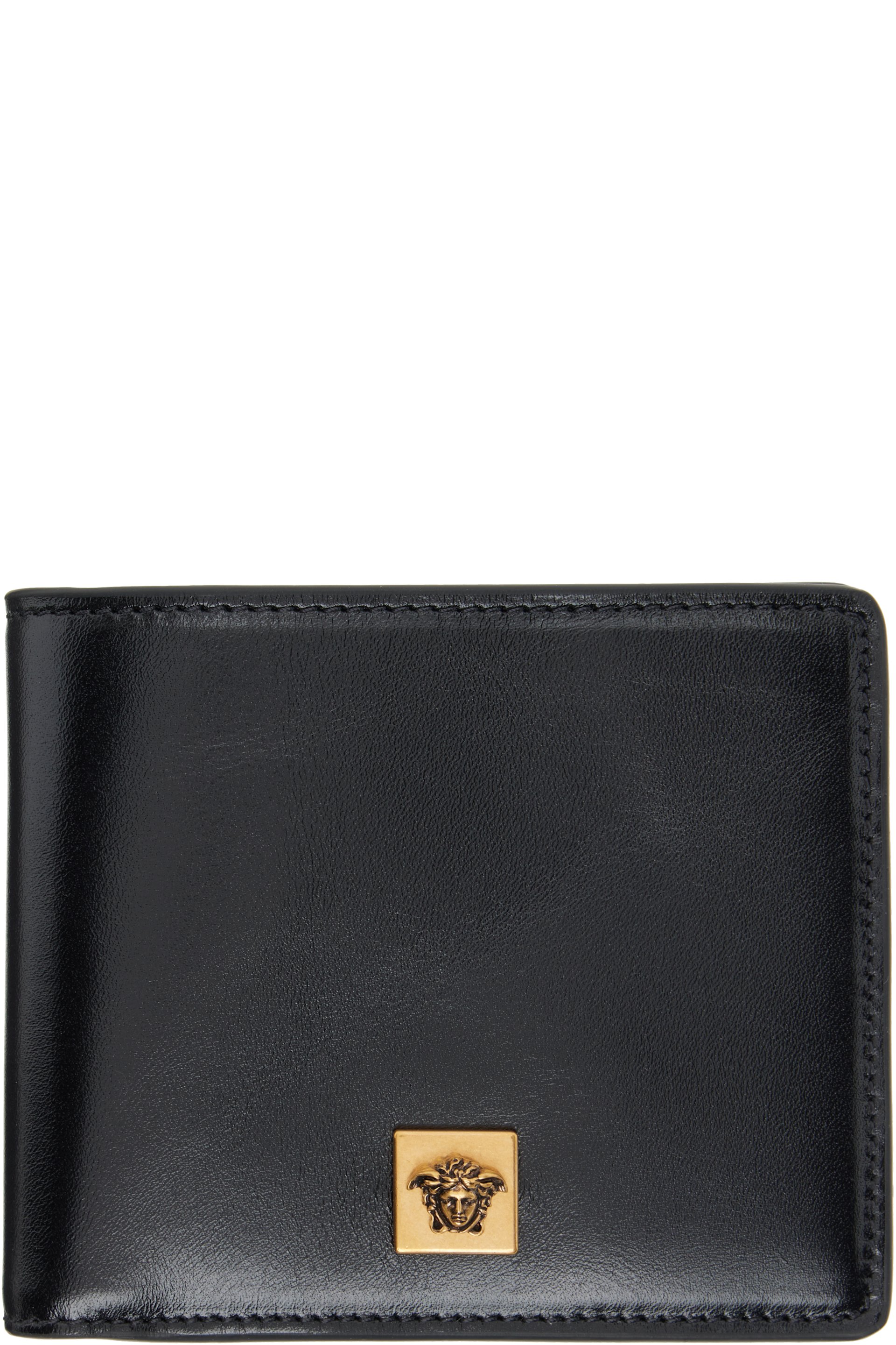 Versace - 黑色 Severine Leather 钱包