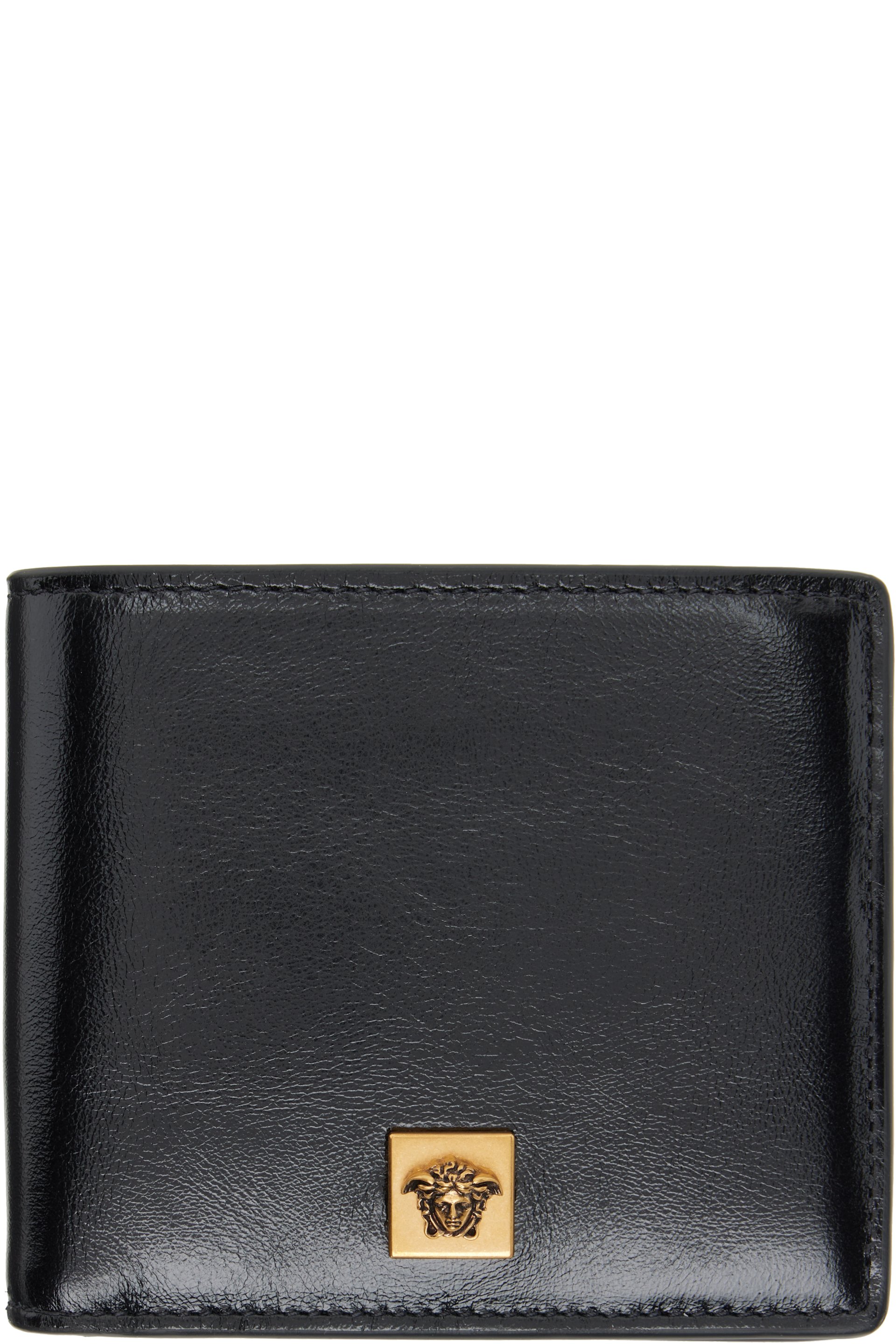 Versace - 黑色 Severine Leather 钱包