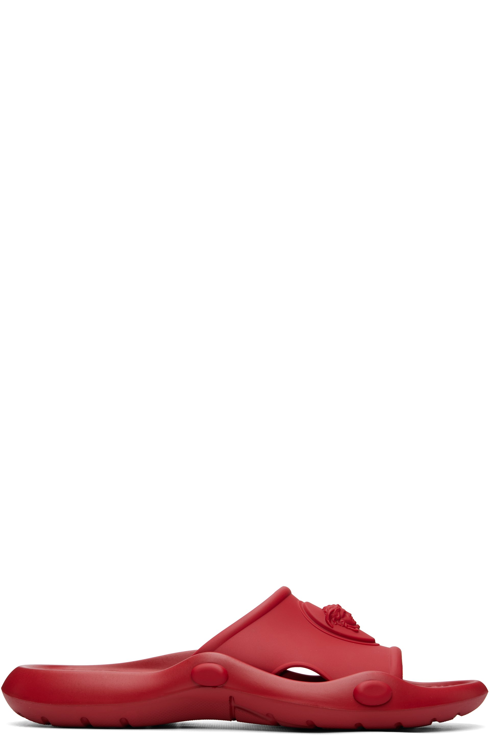 Versace - Sandales à enfiler Nettuno rouges