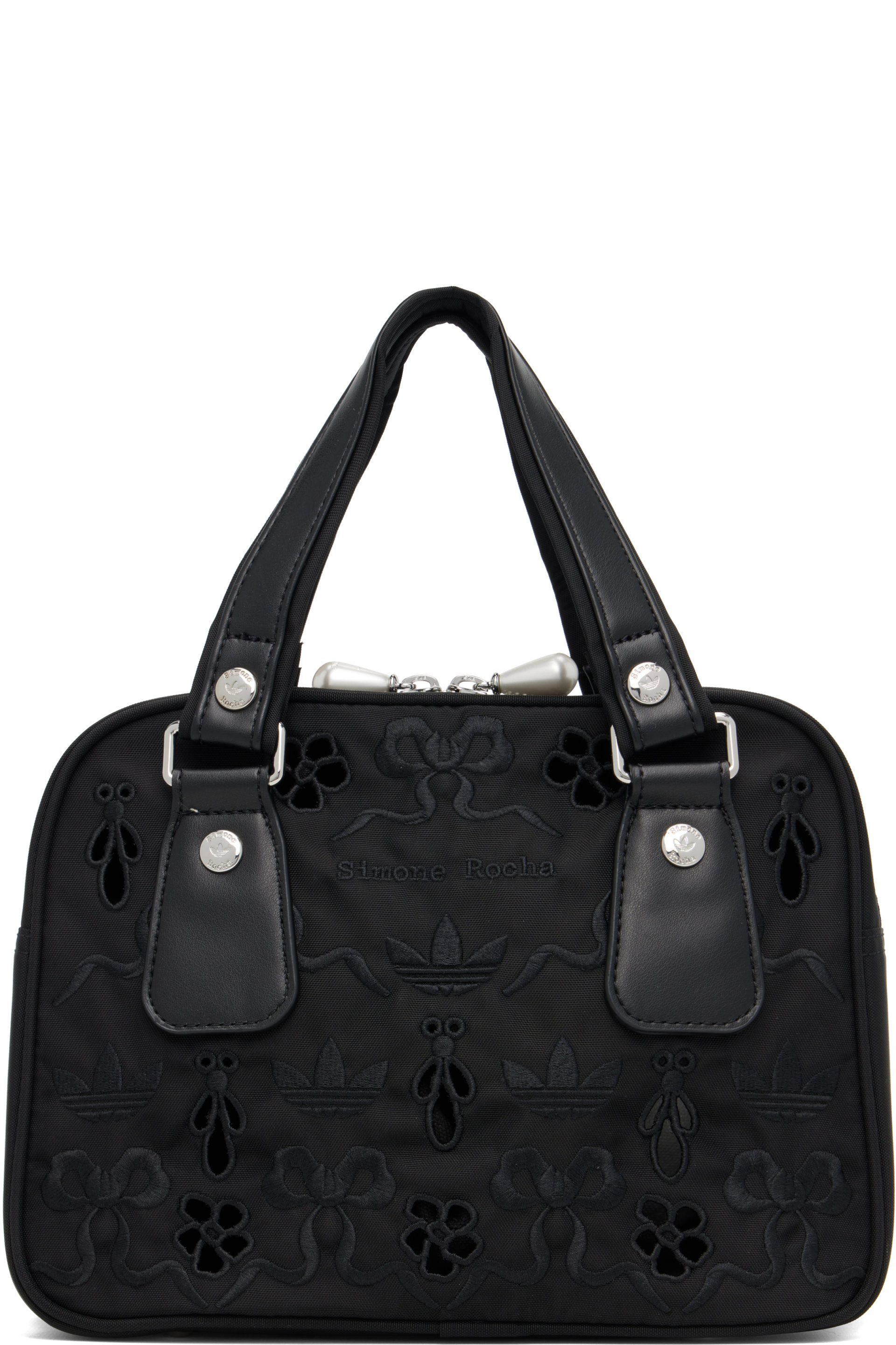 Simone Rocha - Black adidas Originals Edition Embroidered Bag