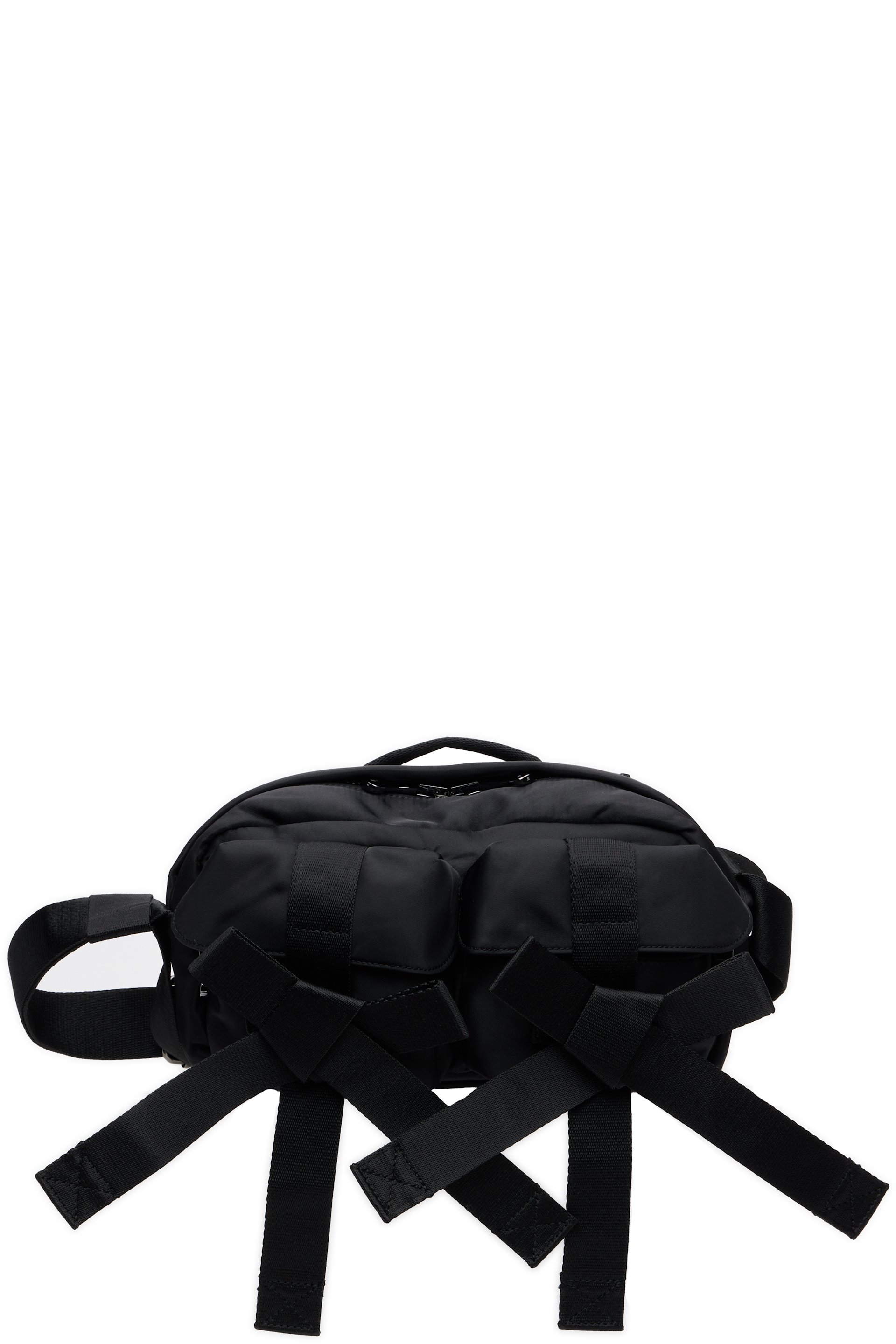 Simone Rocha - Black Beaded Classic Bow Crossbody Bag