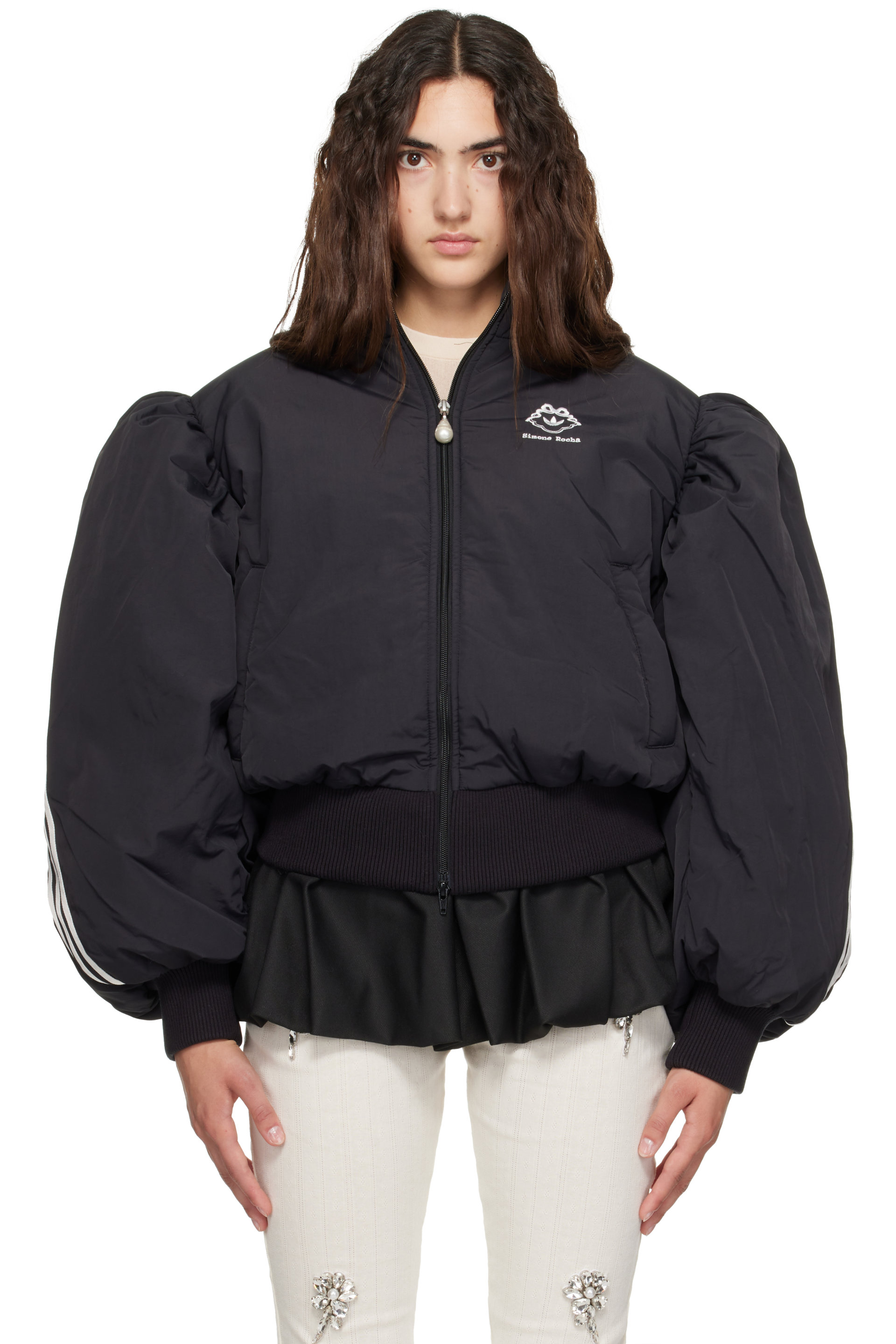 Simone Rocha - Black adidas Originals Edition Puff Jacket