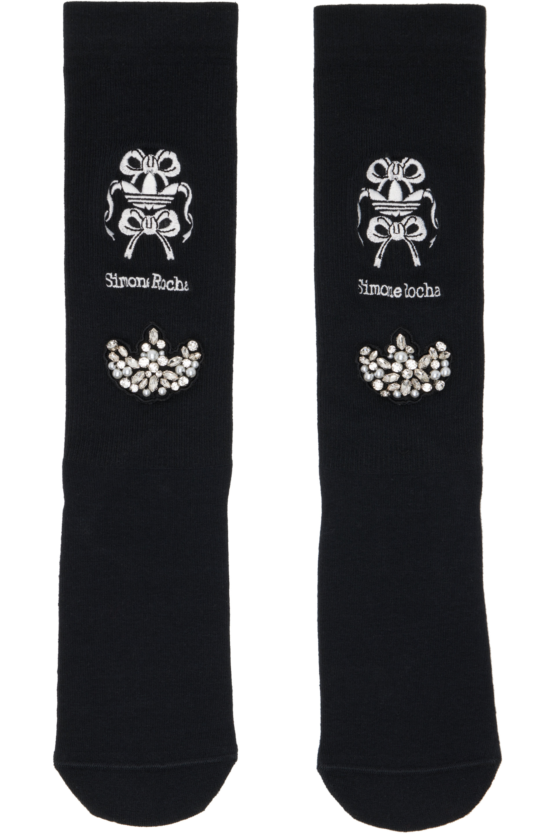 Simone Rocha - Black adidas Originals Edition Knee High Socks