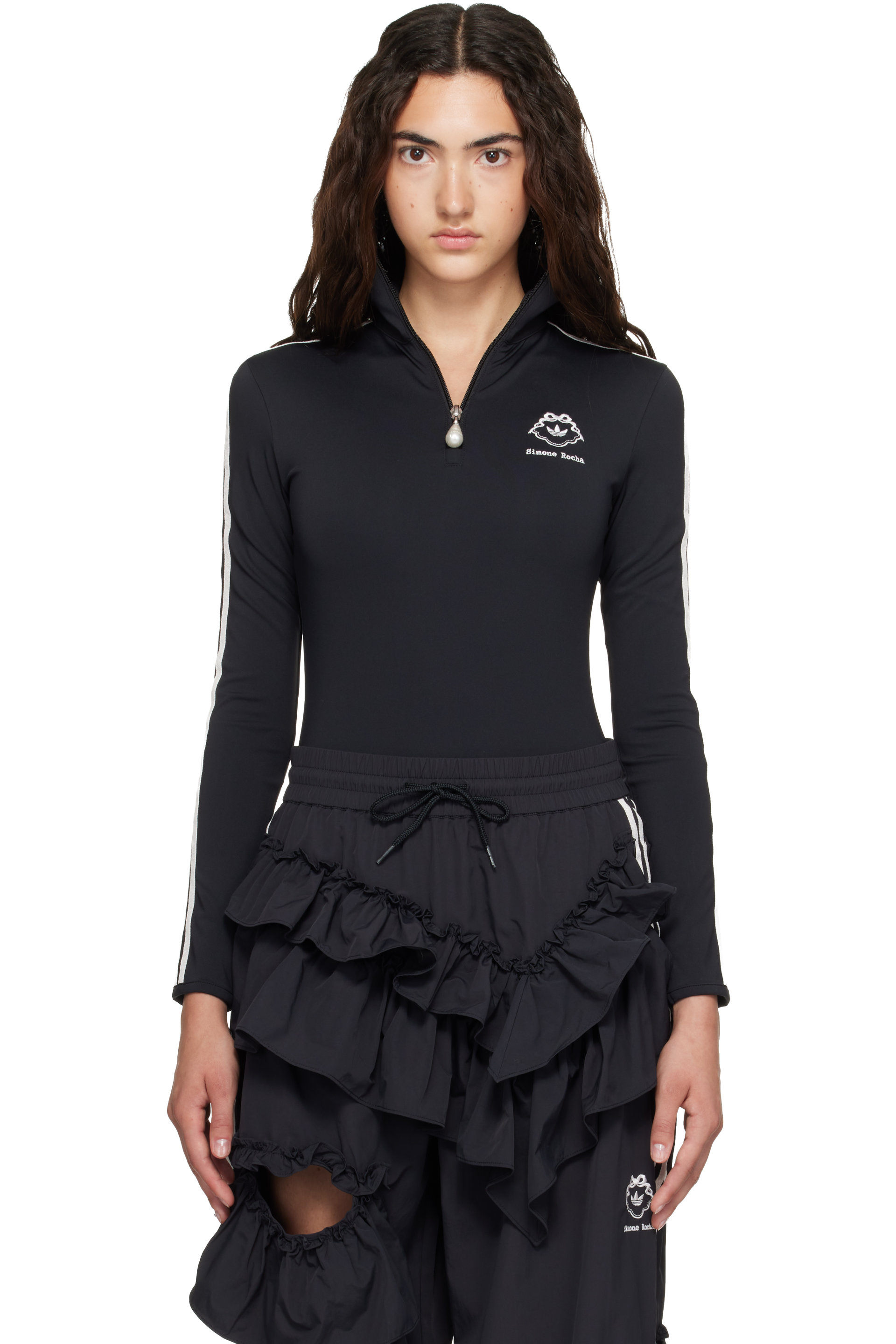 Simone Rocha - Black adidas Originals Edition Bodysuit