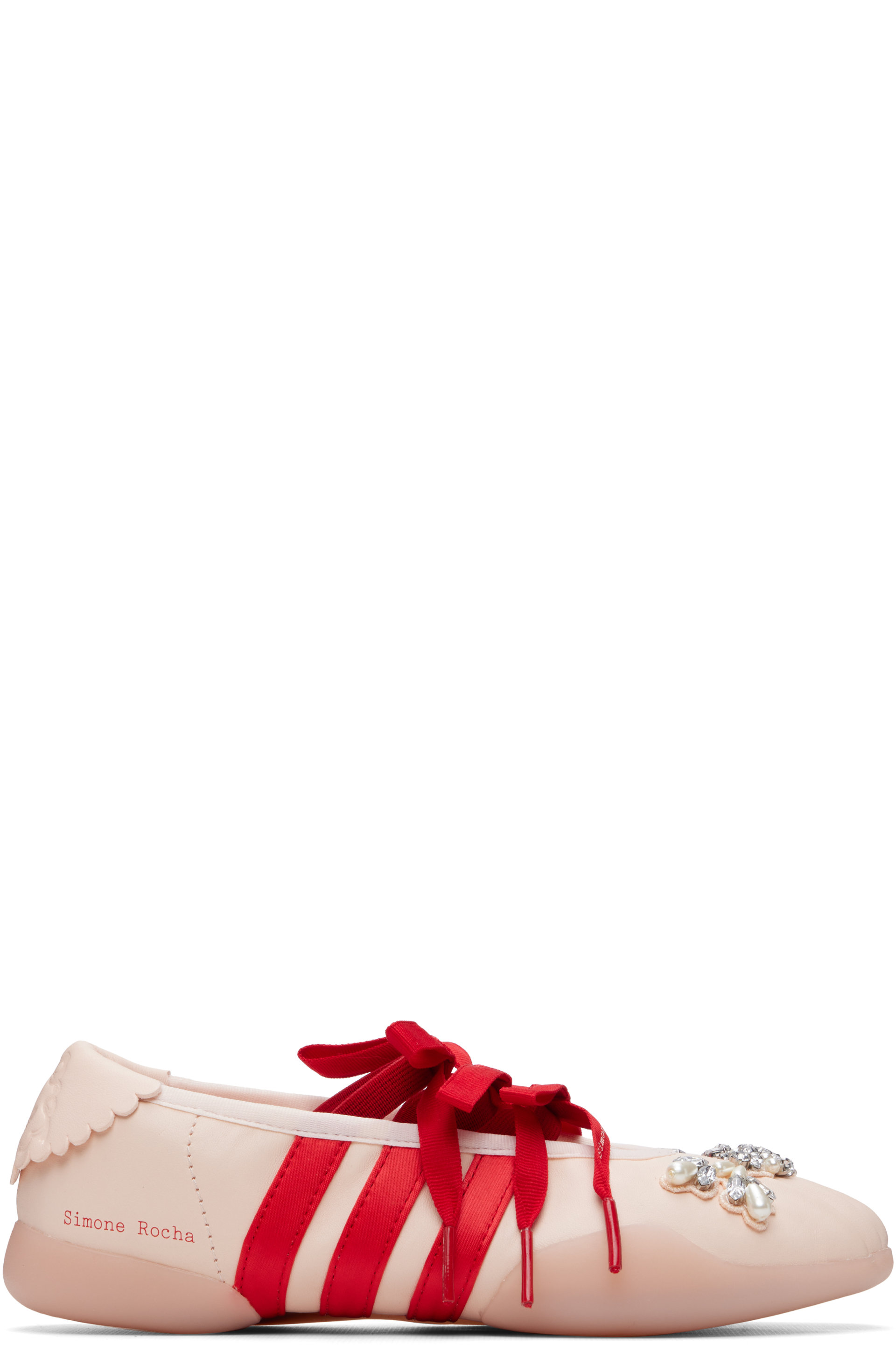 Simone Rocha - Pink adidas Originals Edition Taekwondo Ballerina Sneakers