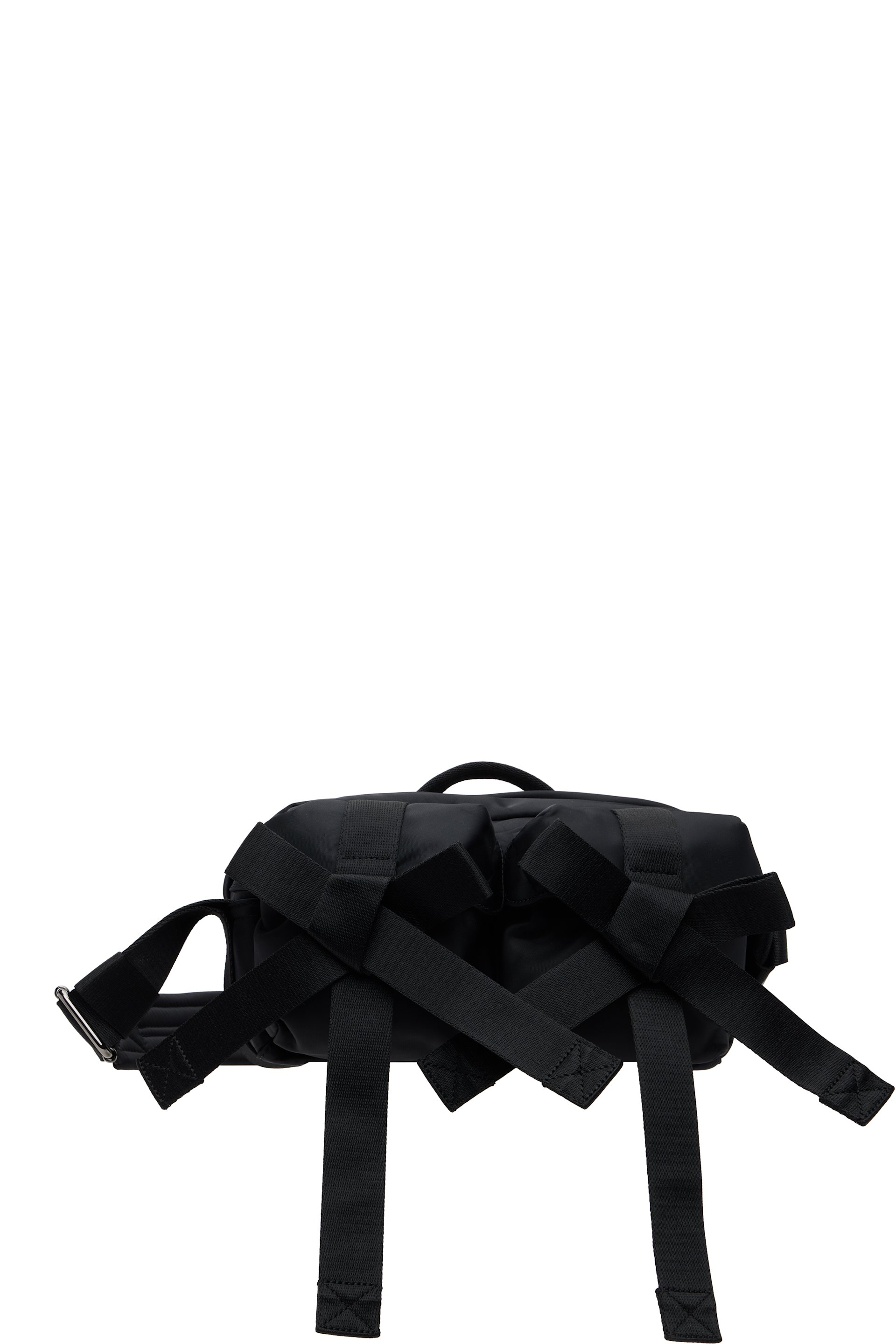 Simone Rocha - Black Beaded Classic Bow Crossbody Bag