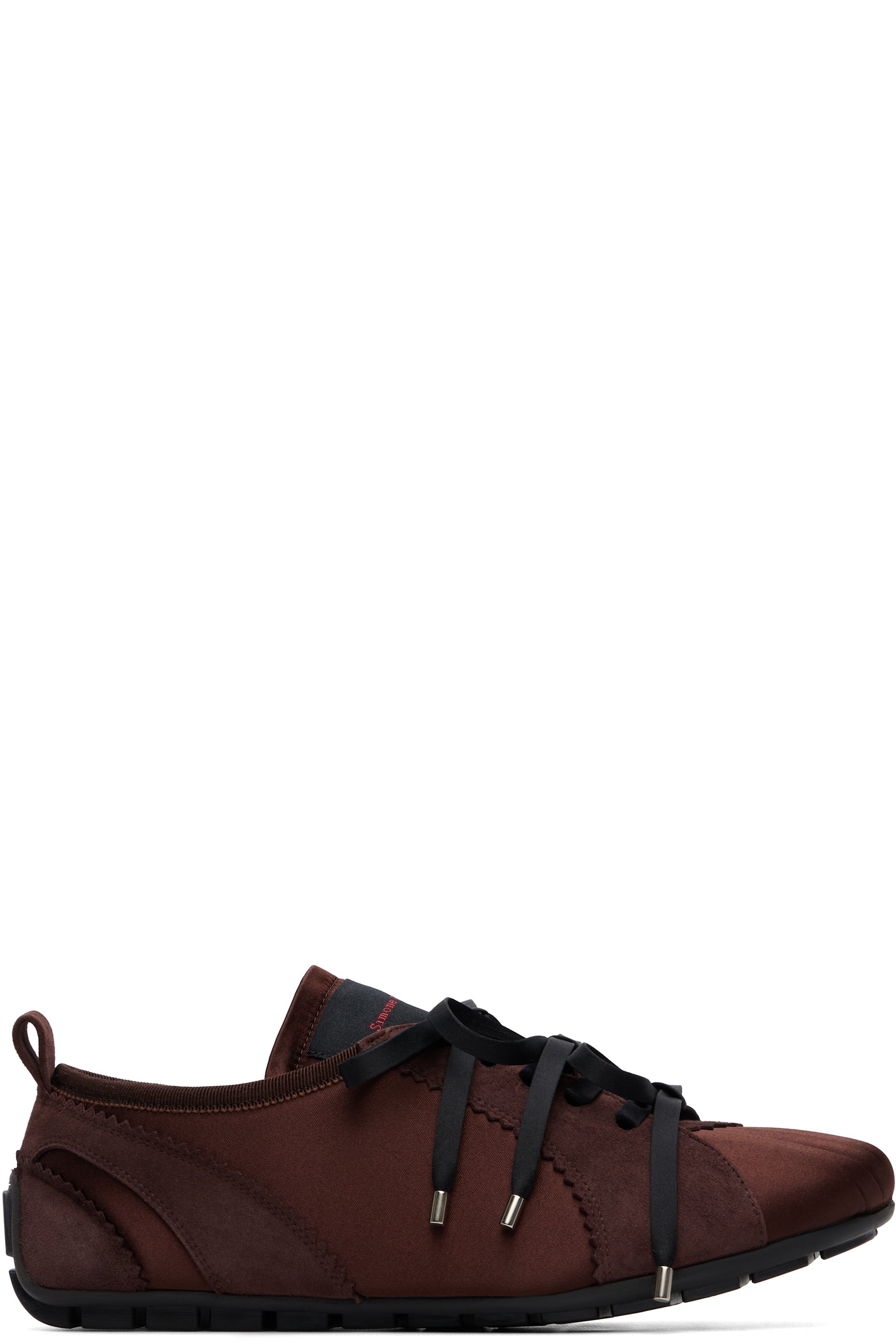 Simone Rocha - Brown Ballerina Grip Sneakers