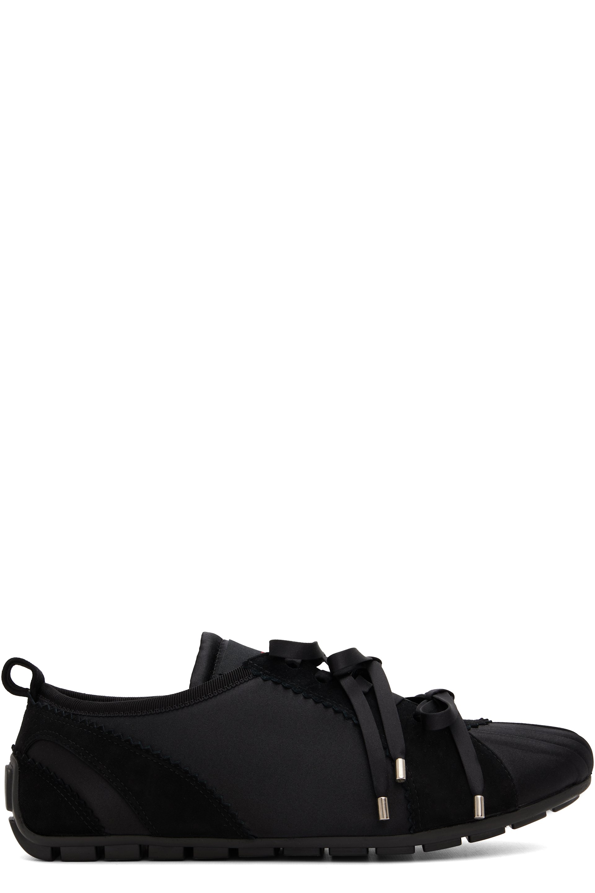 Simone Rocha - Black Ballerina Grip Sneakers