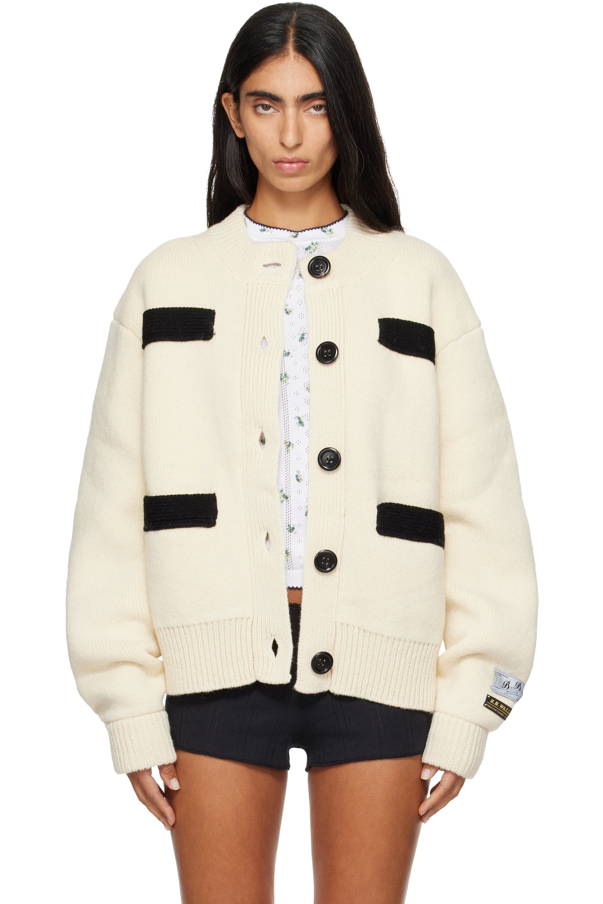 B.B. Wallace - Beige & Black Goldin Jacket