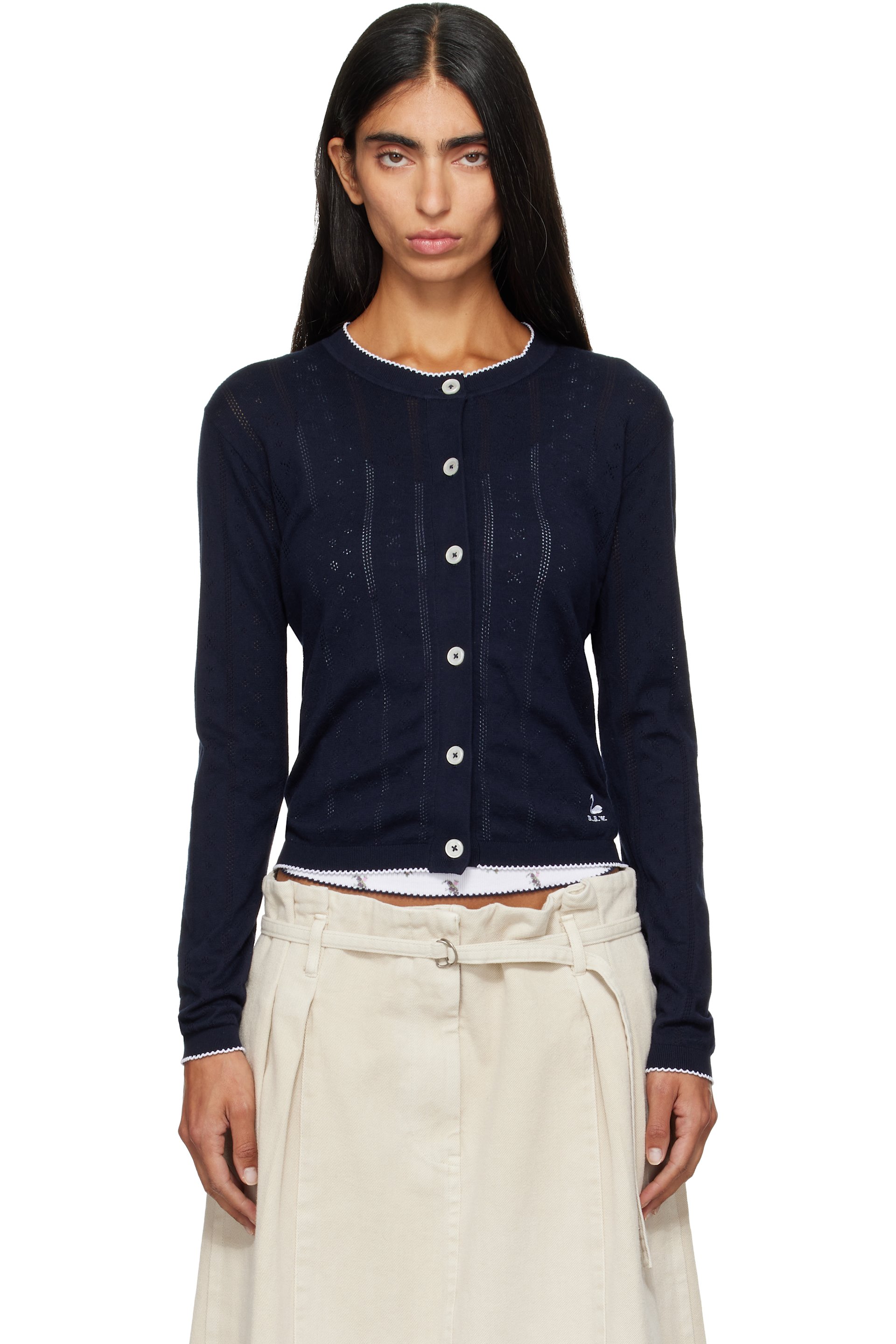 B.B. Wallace - Navy Prince Cardigan