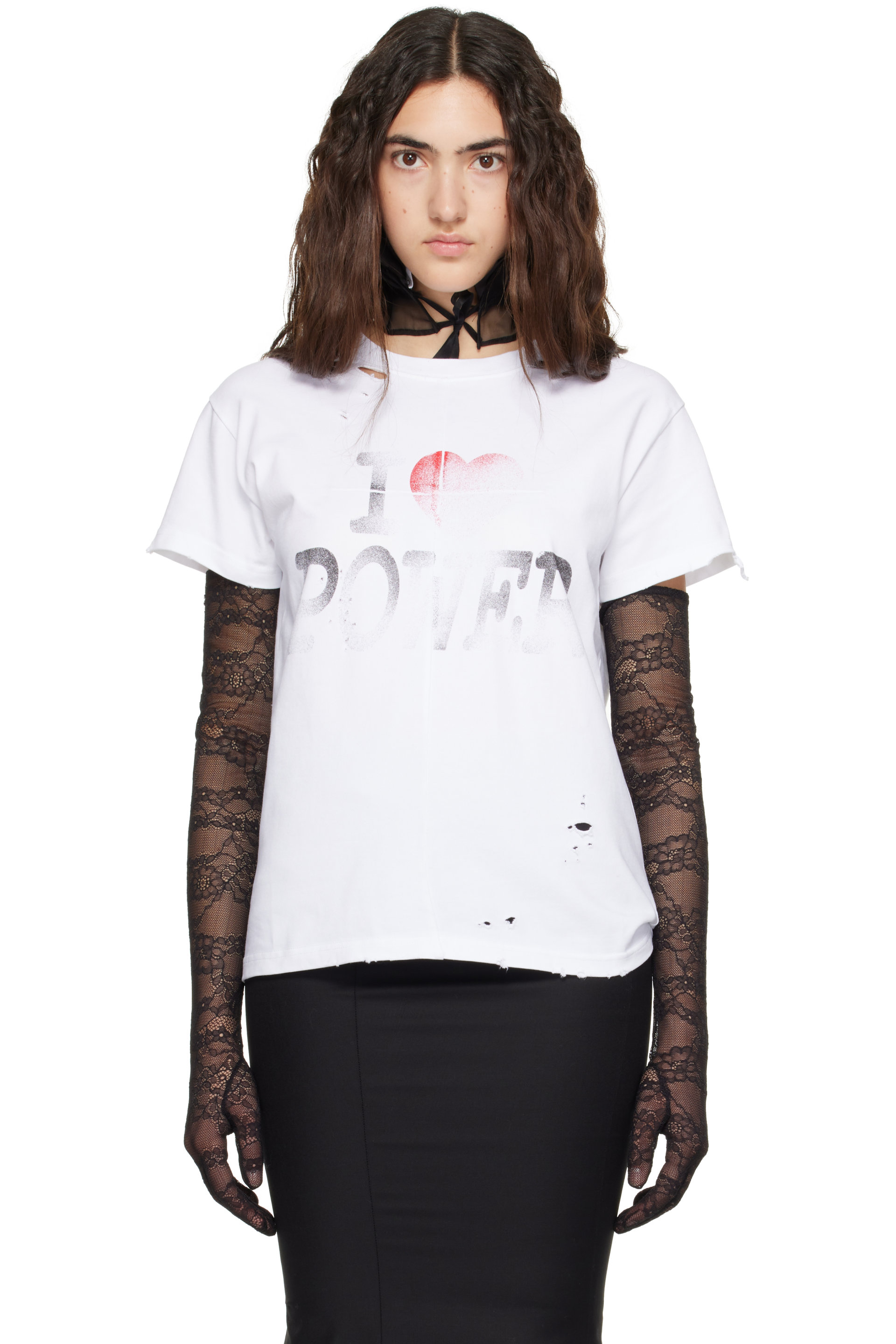 MATIÈRES FÉCALES - White Power T-Shirt