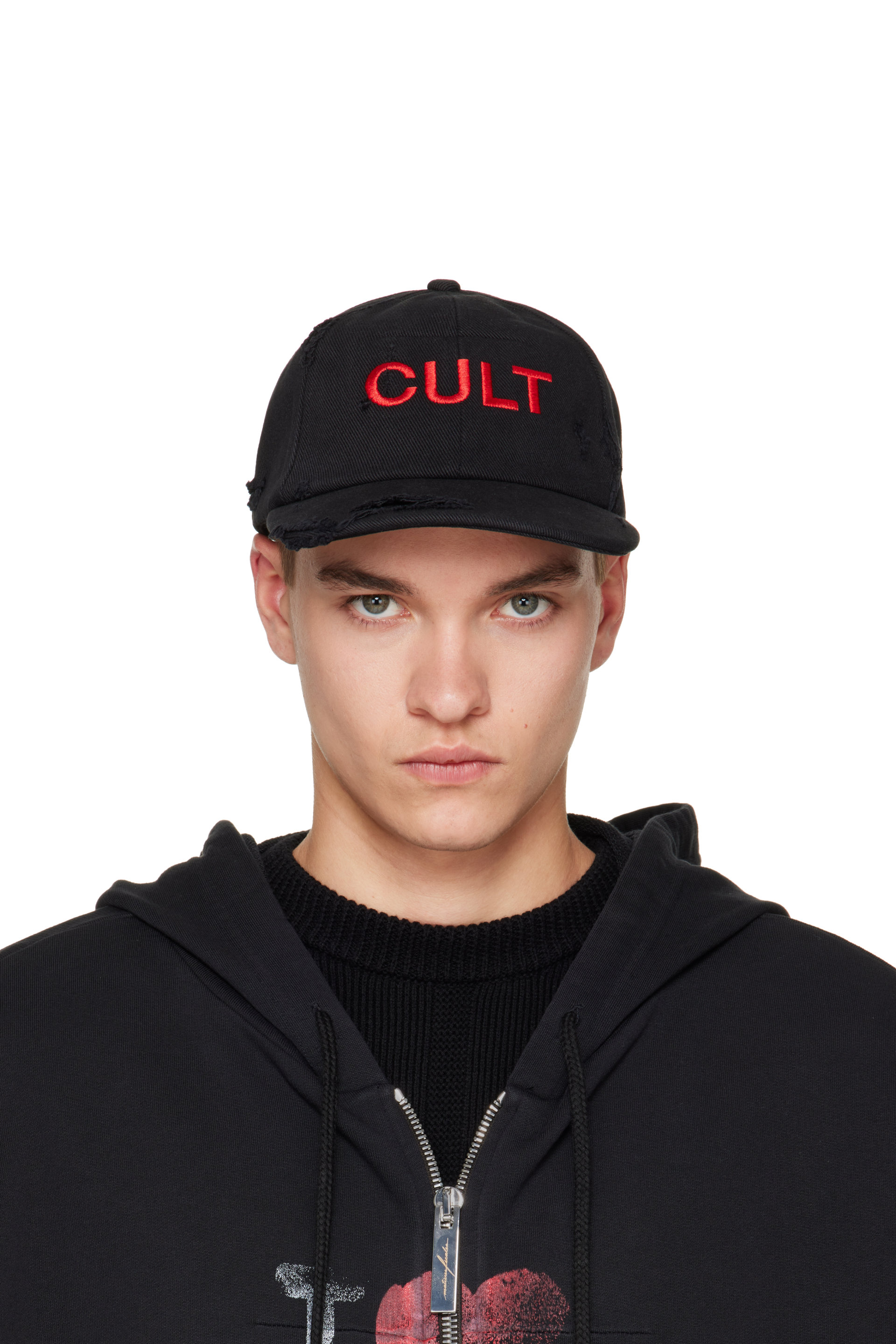 MATIÈRES FÉCALES - Casquette 'Cult' noire