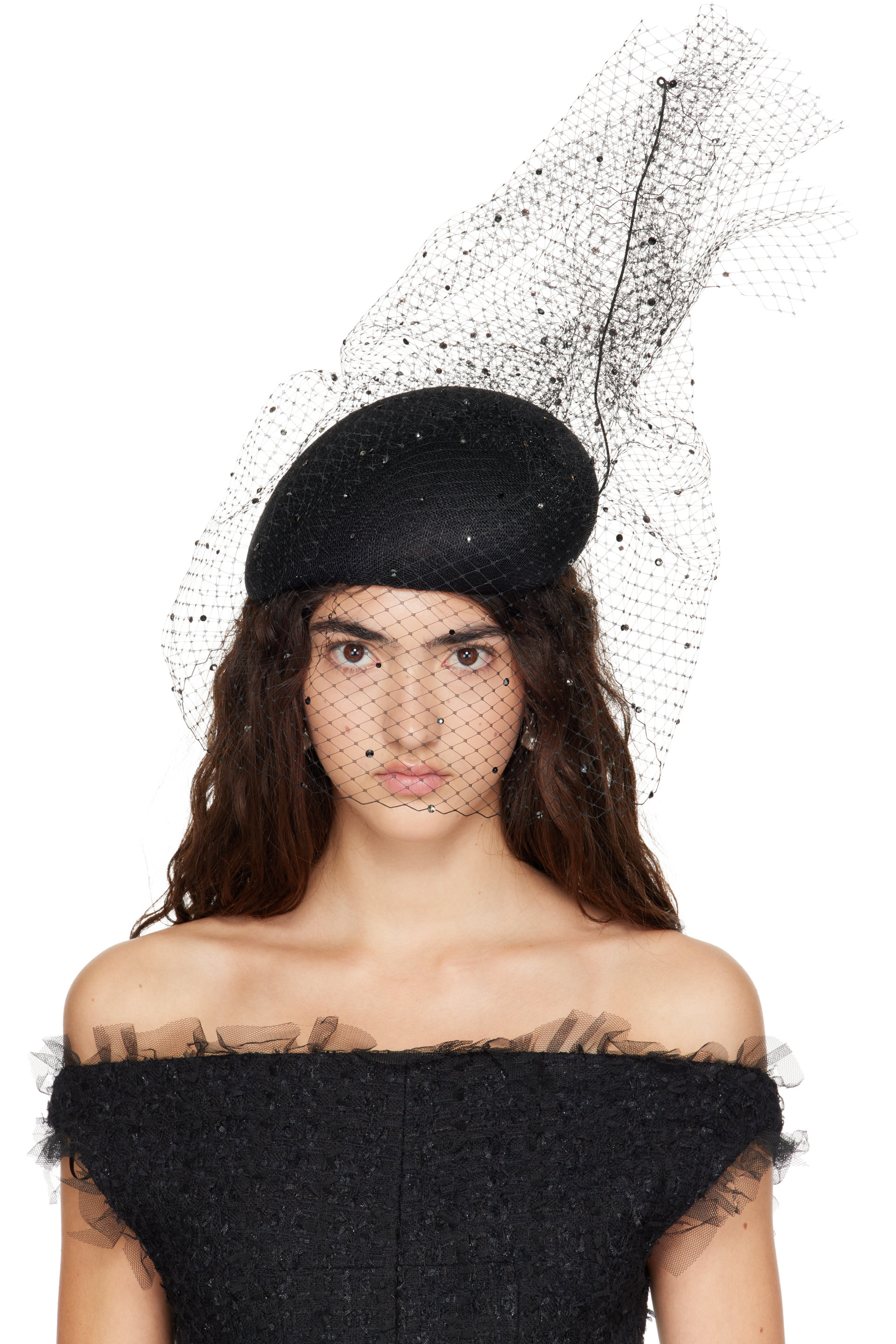 Stephen Jones - Black Psychedelic Hat
