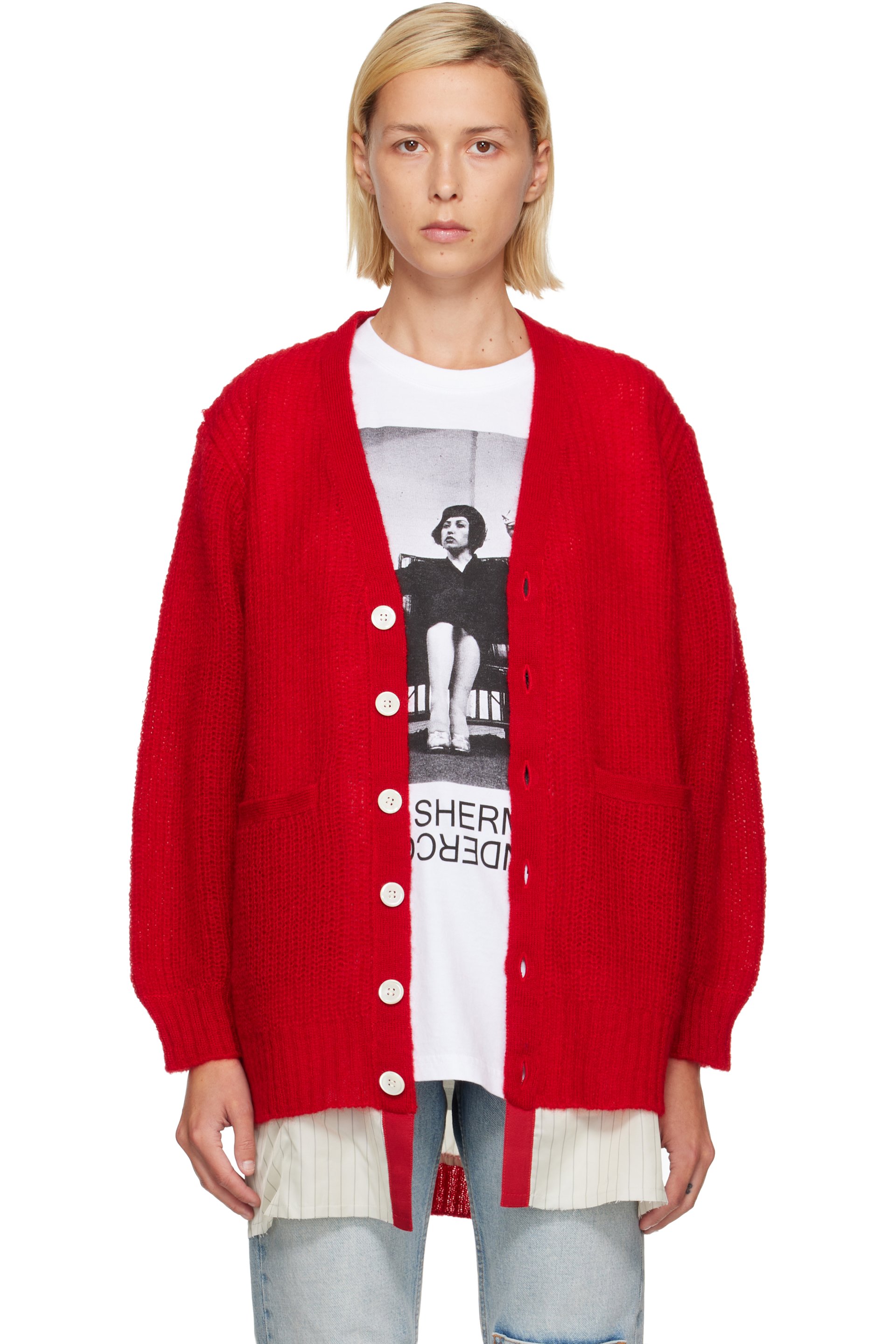 UNDERCOVER - Red UP2F1901 Cardigan
