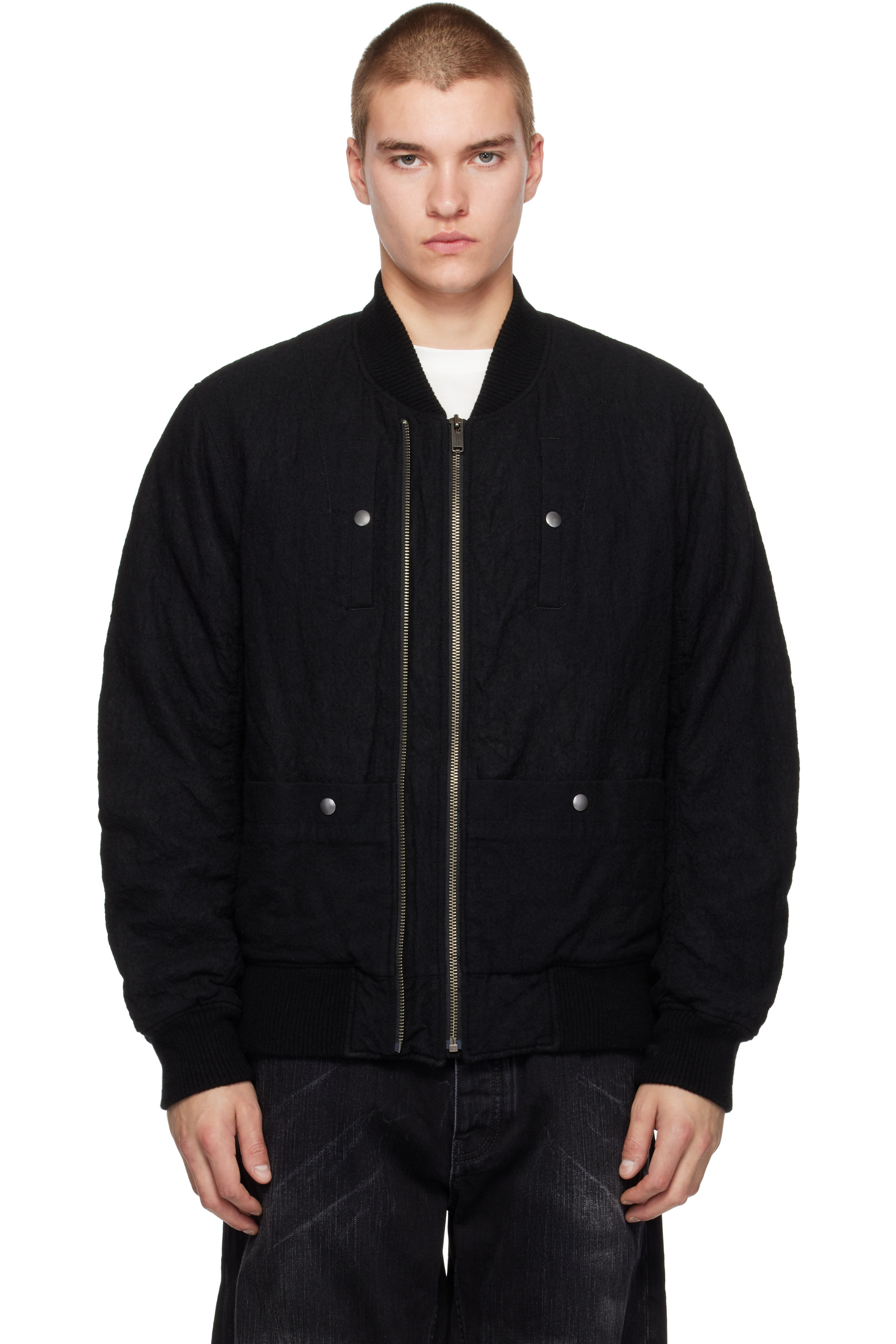UNDERCOVER - Black UC2F4208 Bomber Jacket