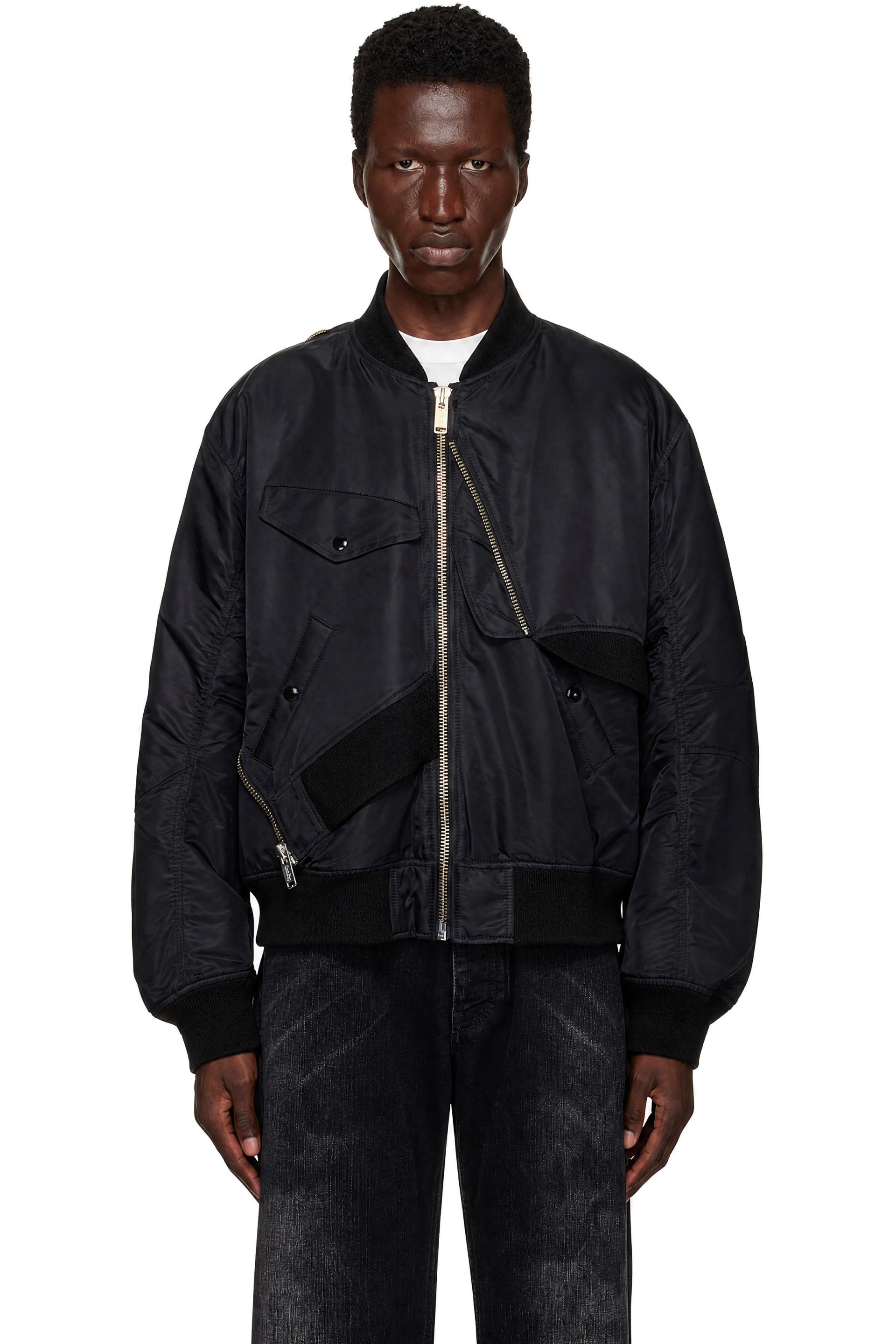 UNDERCOVER - Black UP2F9201 Bomber Jacket