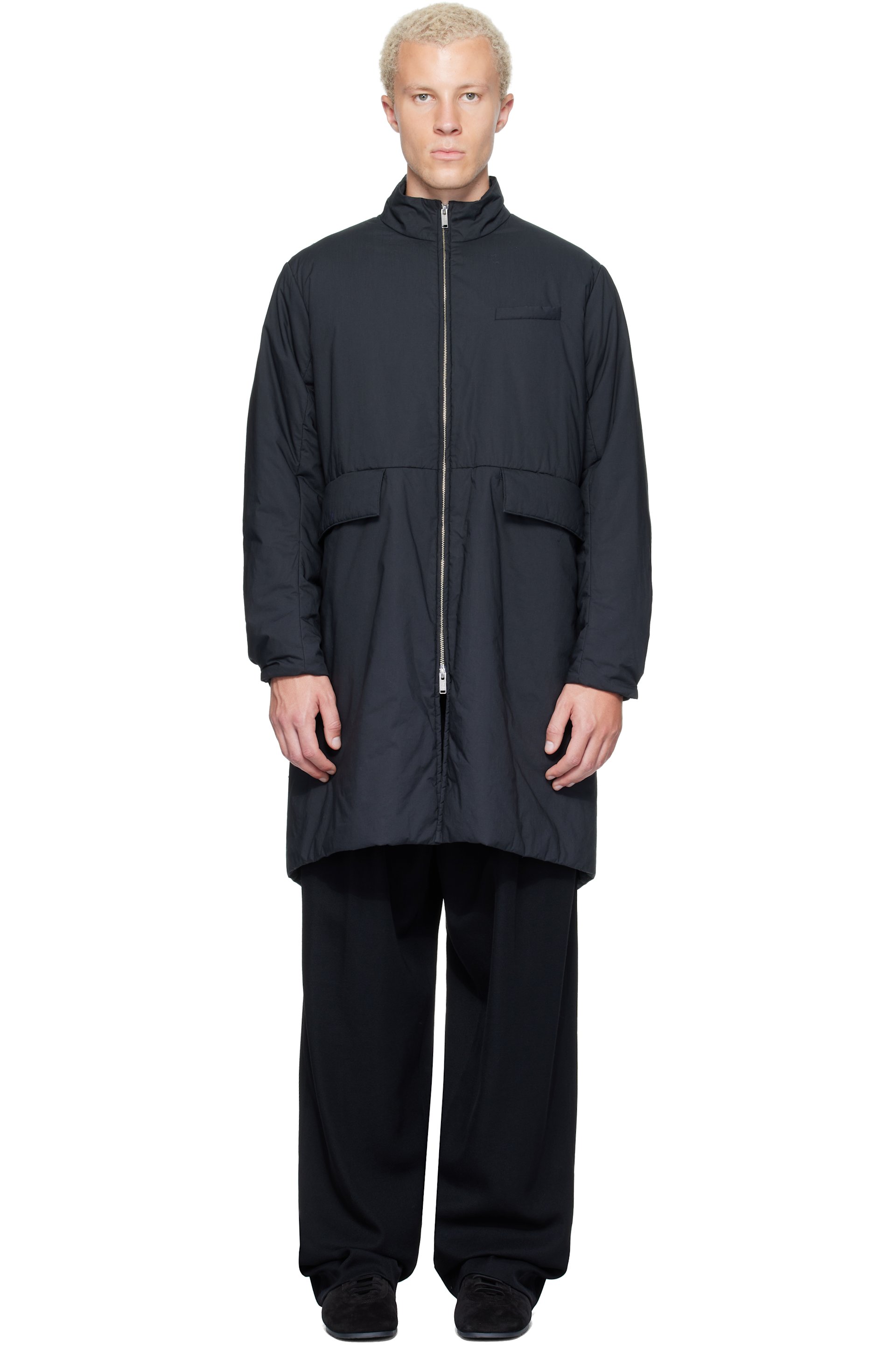 UNDERCOVER - Black Cindy Sherman Stand Collar Coat