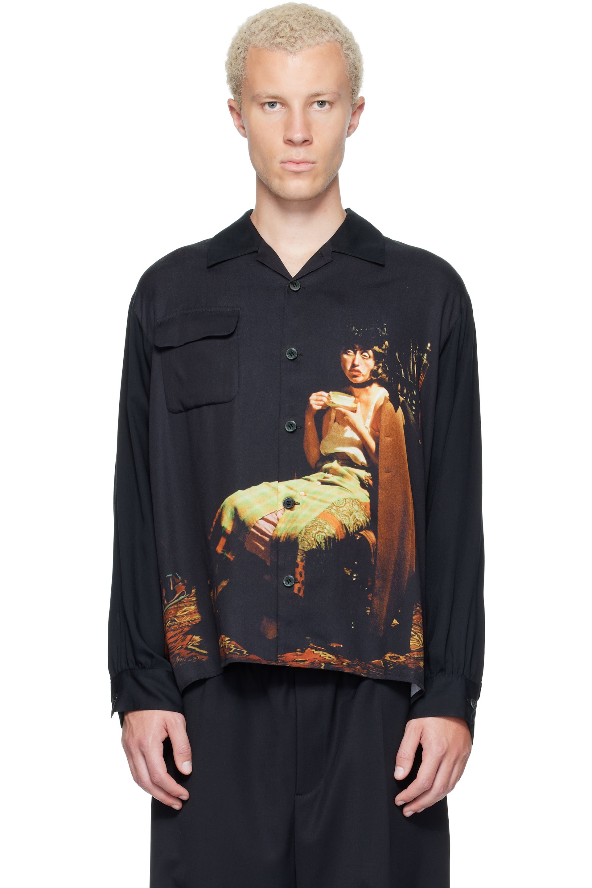 UNDERCOVER - Black Cindy Sherman Shirt
