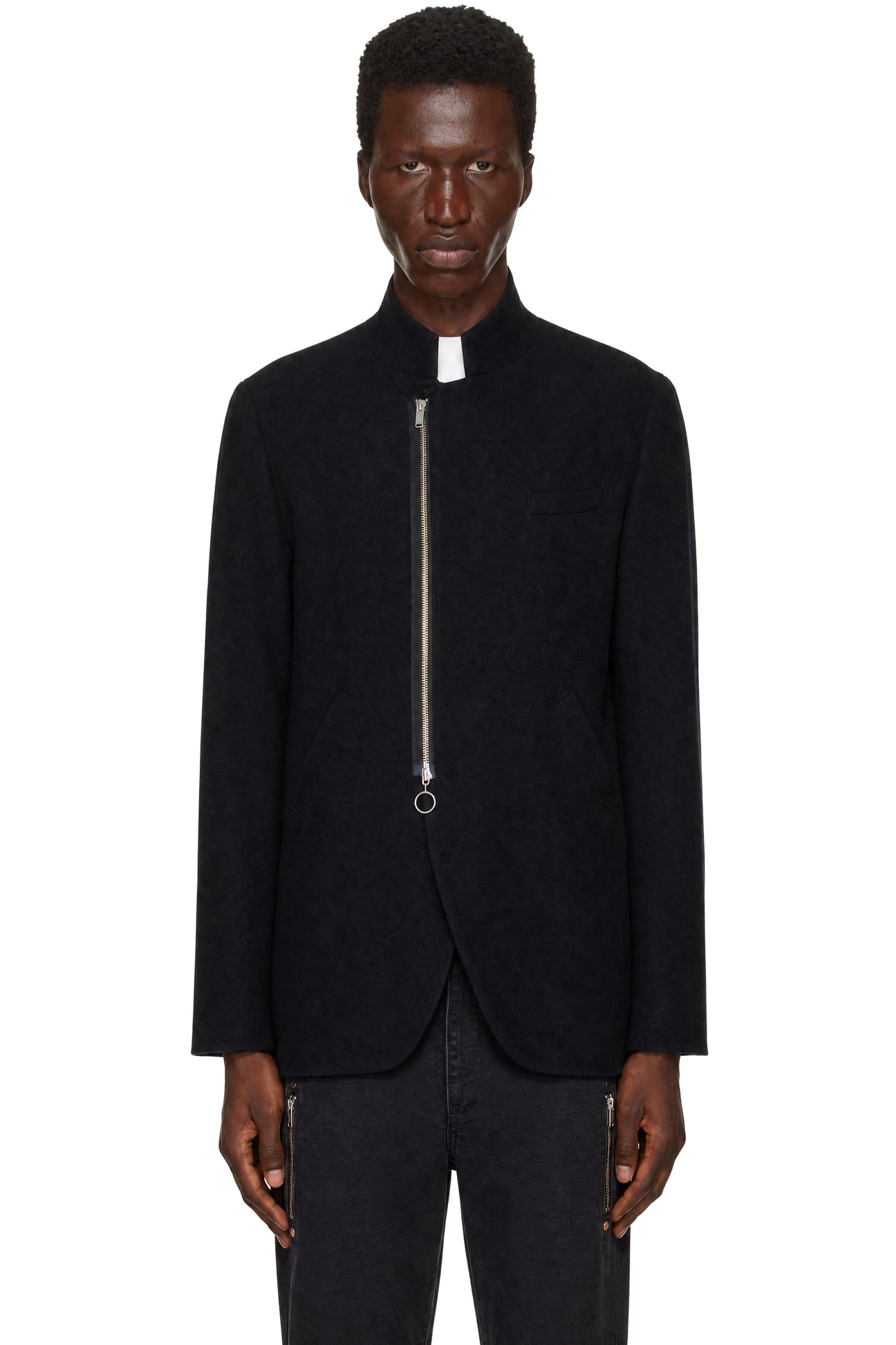 UNDERCOVER - Black Zip Blazer