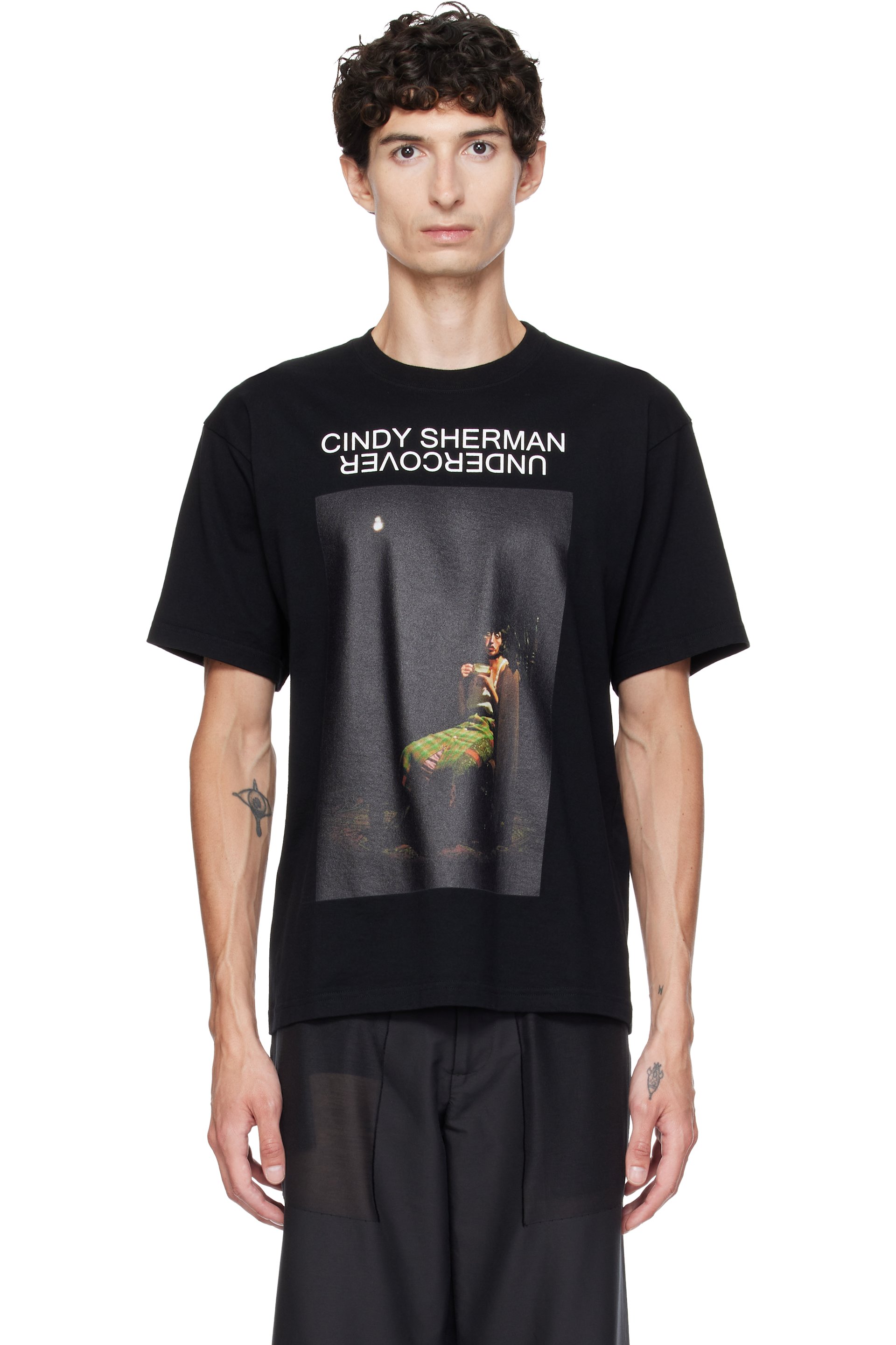 UNDERCOVER - Black Cindy Sherman UC2F4814-3 T-shirt