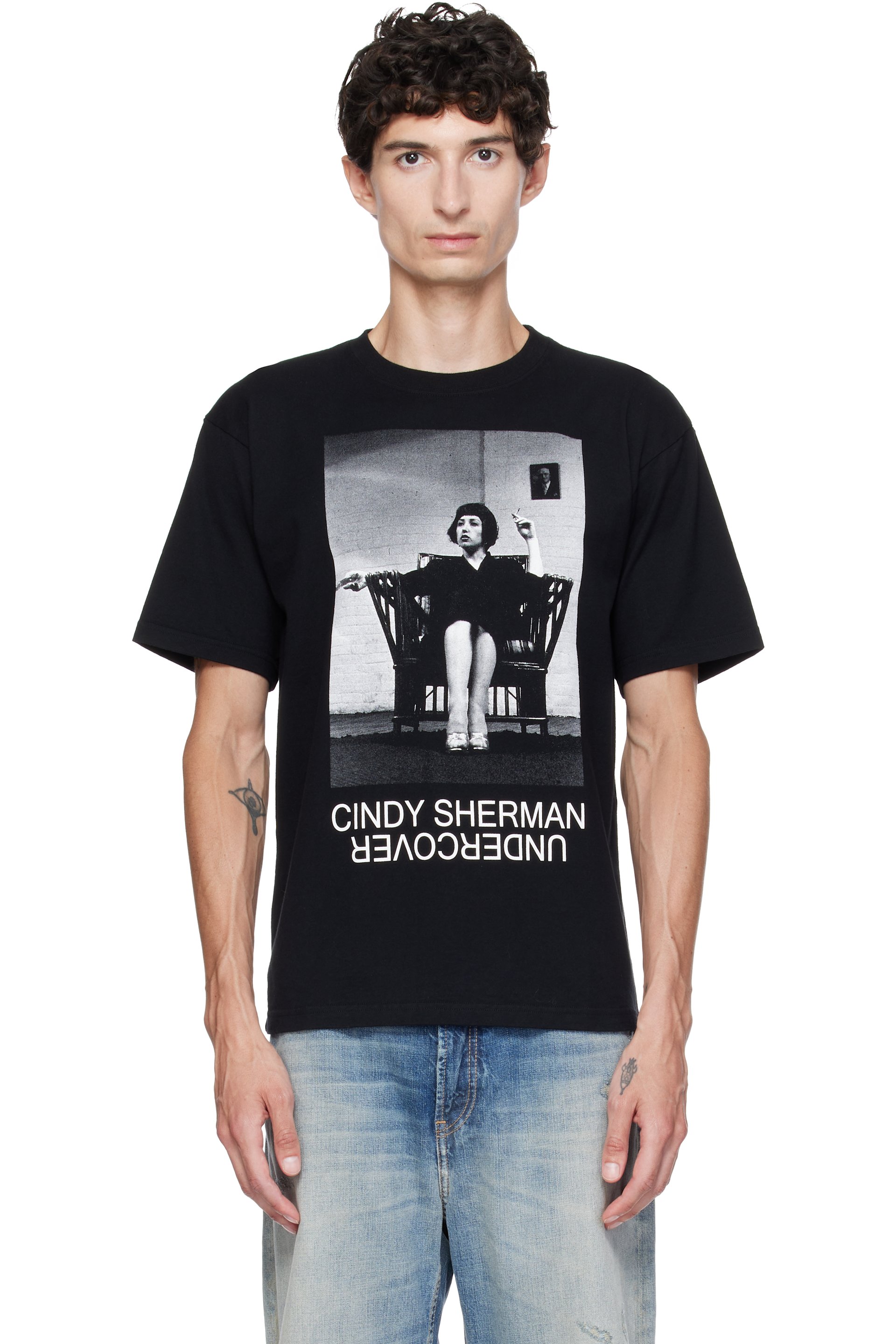 UNDERCOVER - Black Cindy Sherman UC2F4814-1 T-shirt