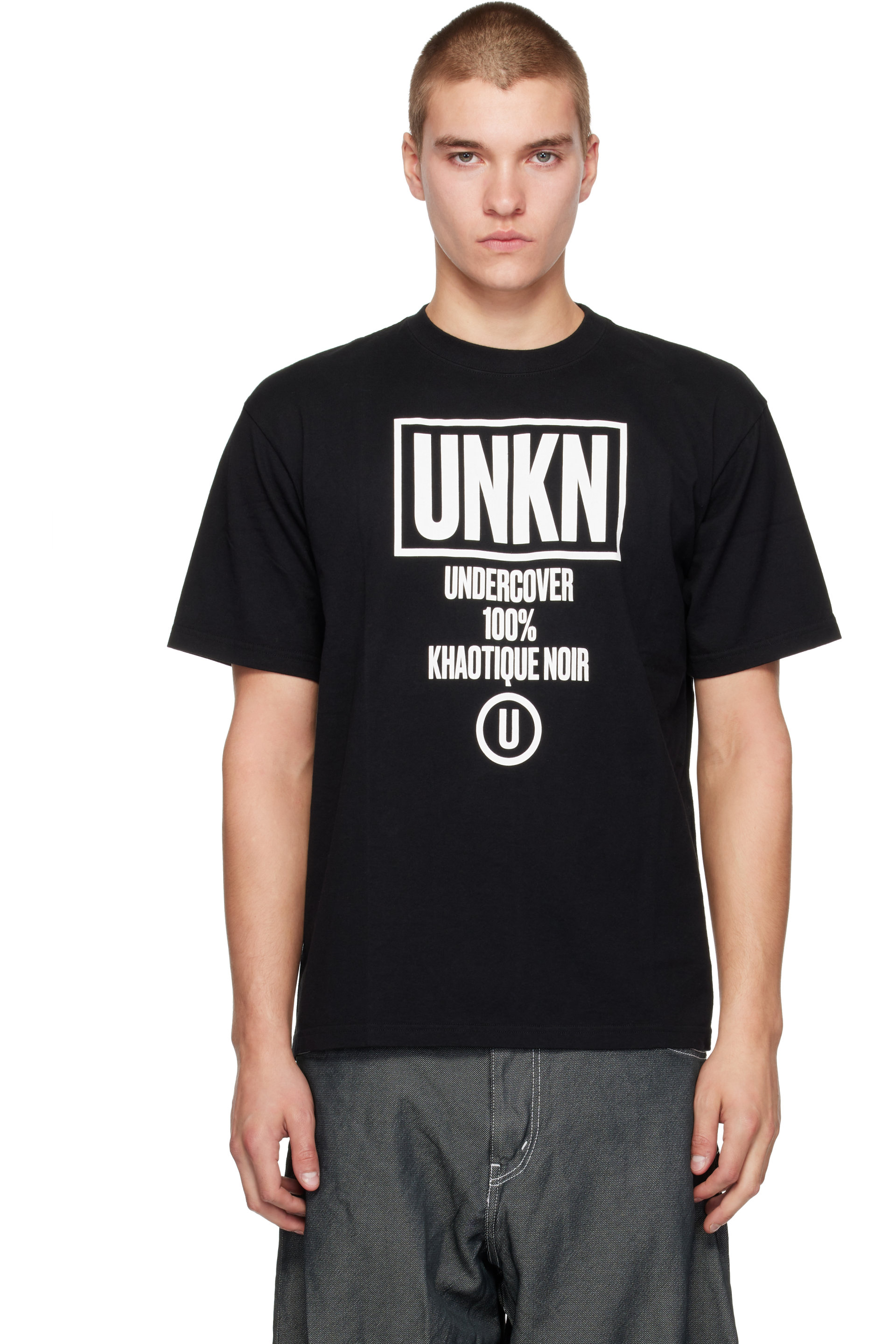 UNDERCOVER - Black 'UNKN' UC2F3806 T-Shirt