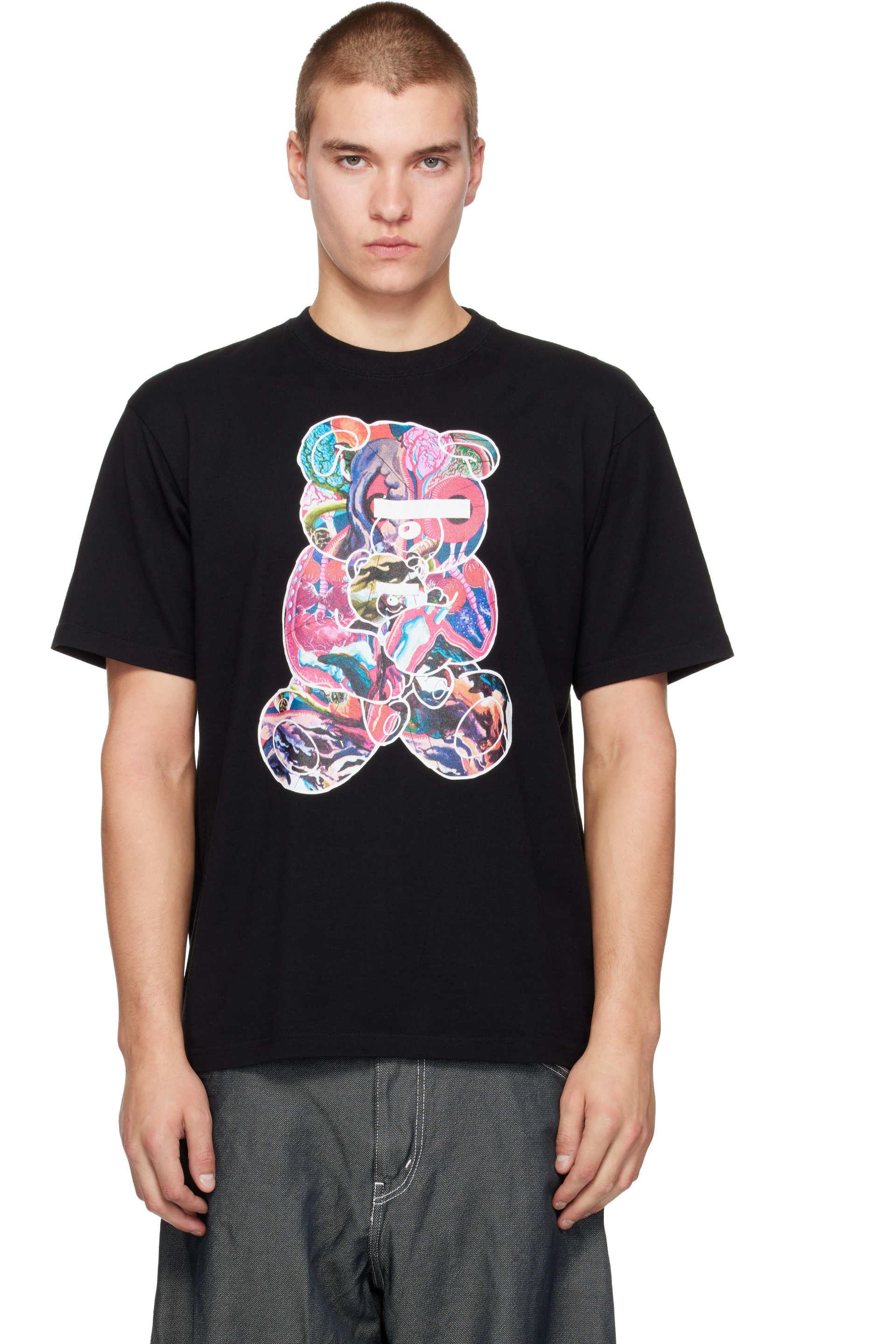 UNDERCOVER - Black Teddy UC2F3802 T-Shirt