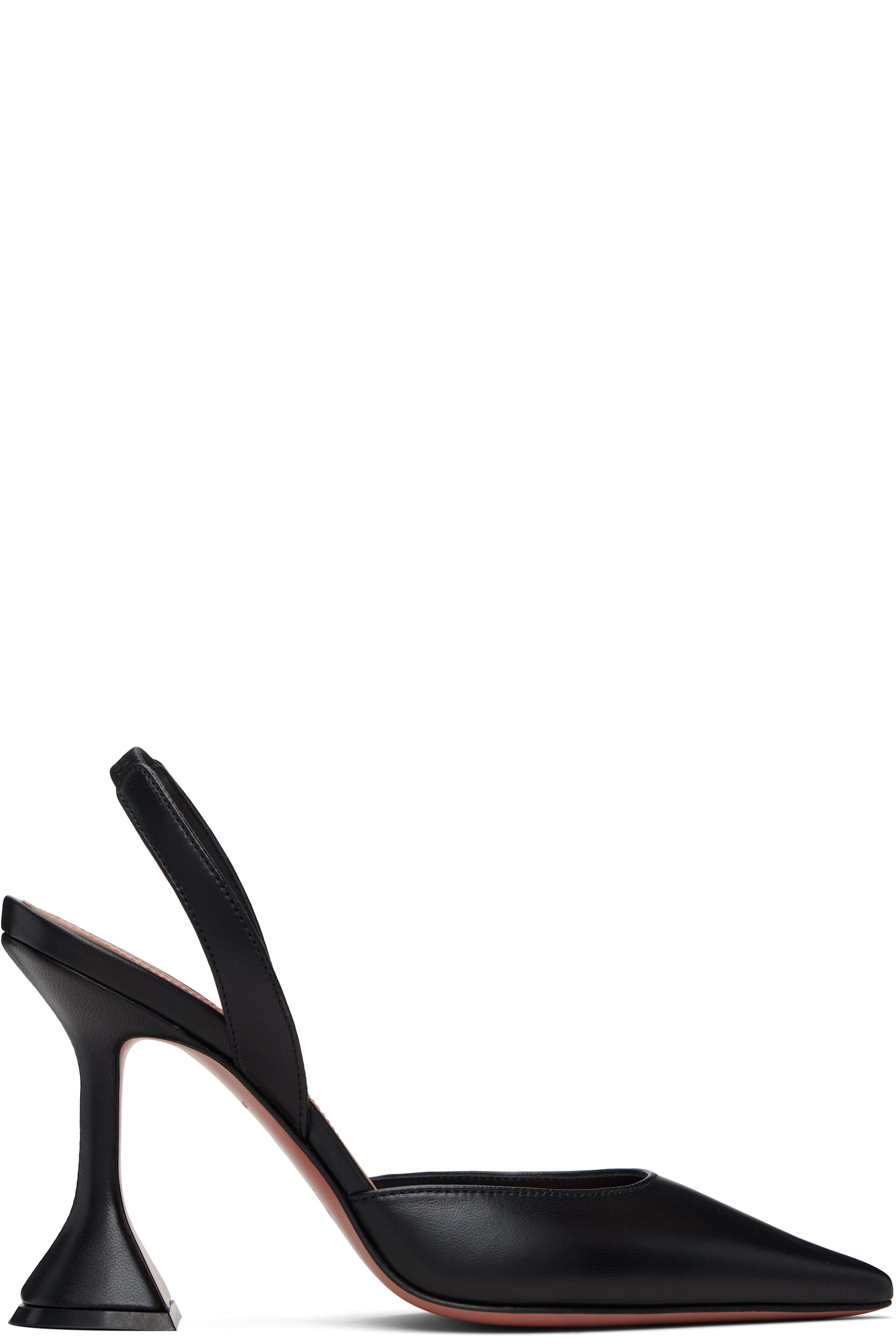 Amina Muaddi - Black Holli Sling 95 Heels