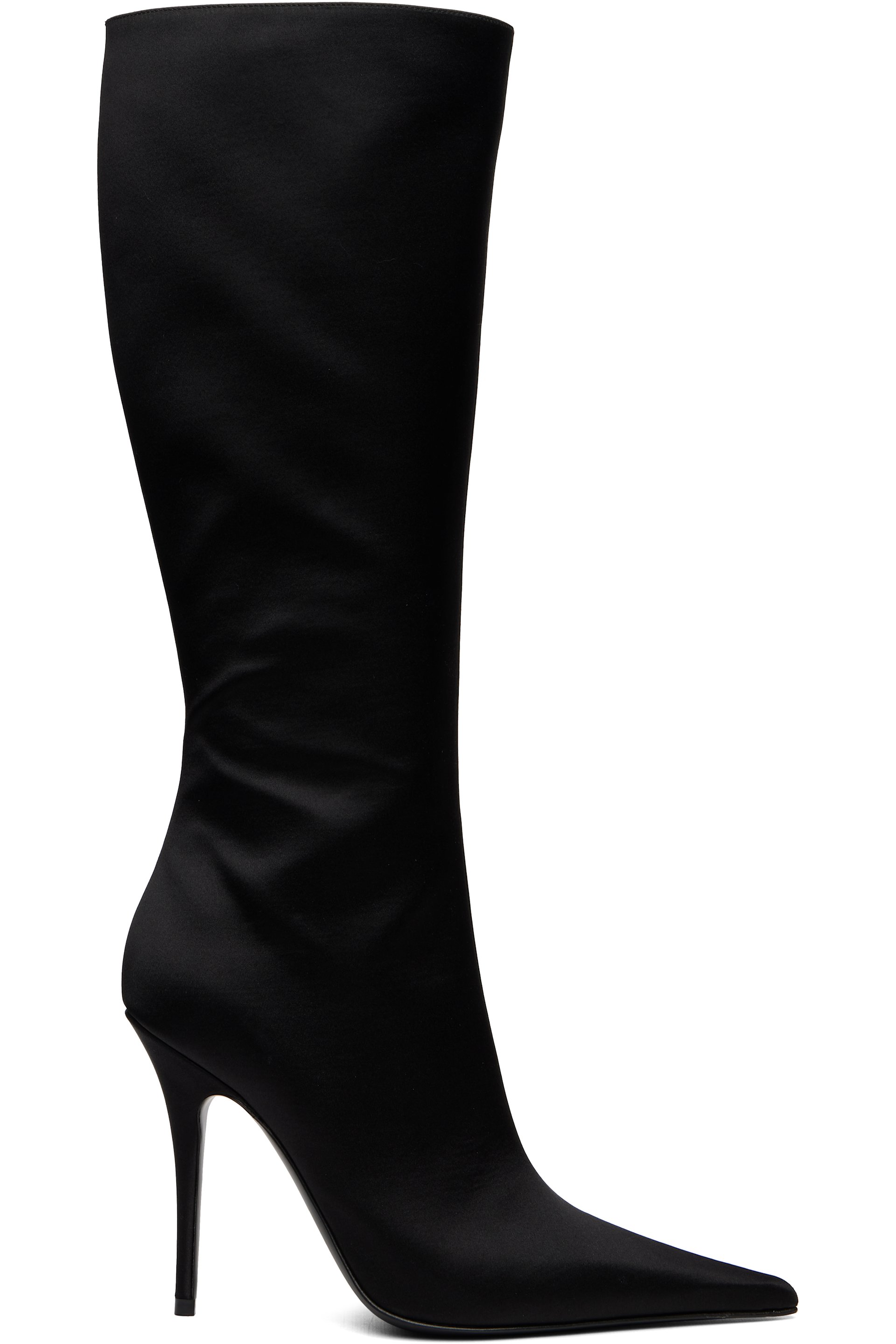 Amina Muaddi - Black Barbara 105 Tall Boots