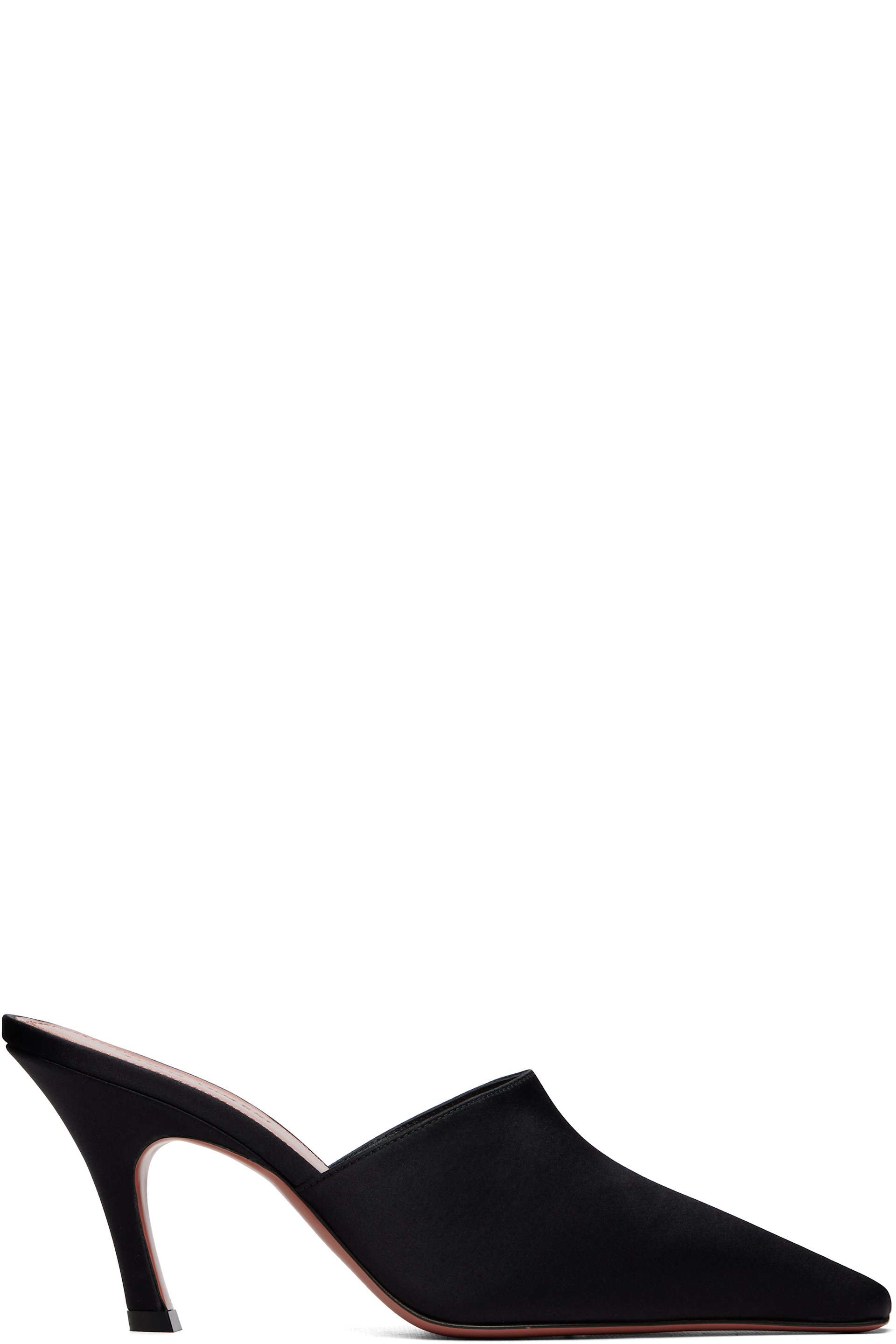 Amina Muaddi - Black Jamie Mule Heels
