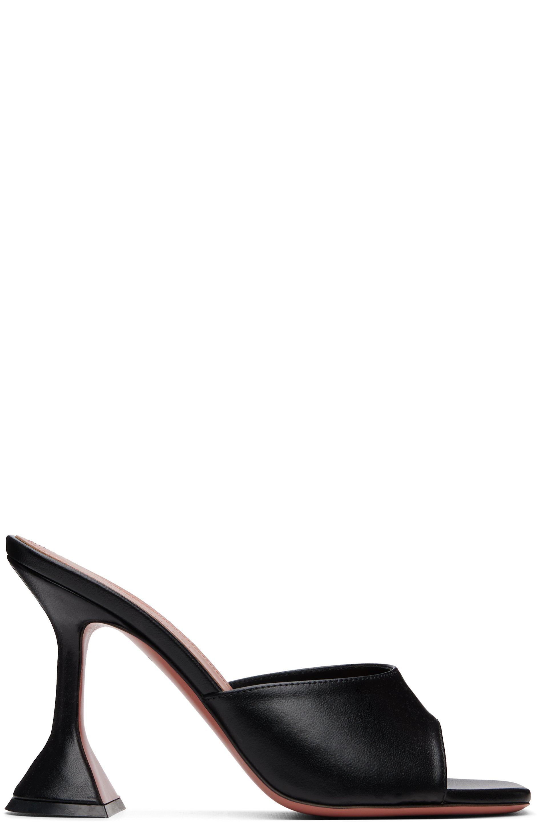 Amina Muaddi - Black Lupita Slipper 95 Heeled Sandals