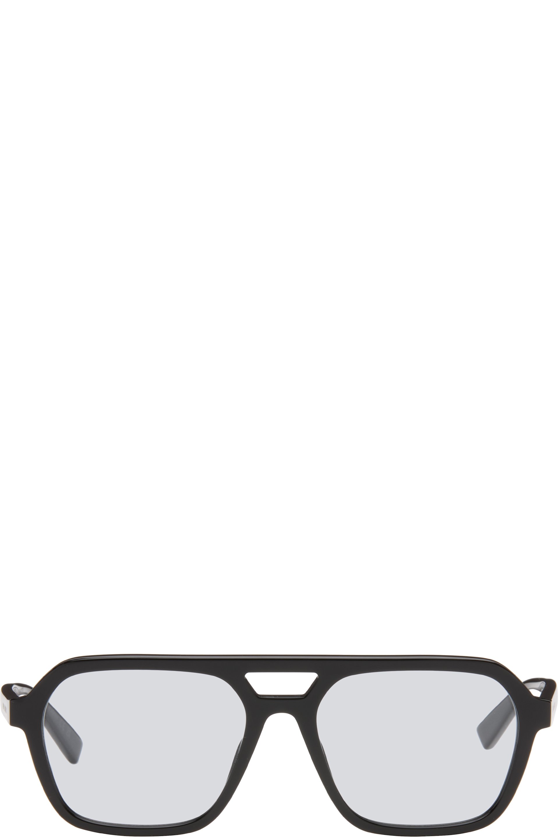 Saint Laurent - Lunettes de soleil SL 905 noires à verres bleu pâle