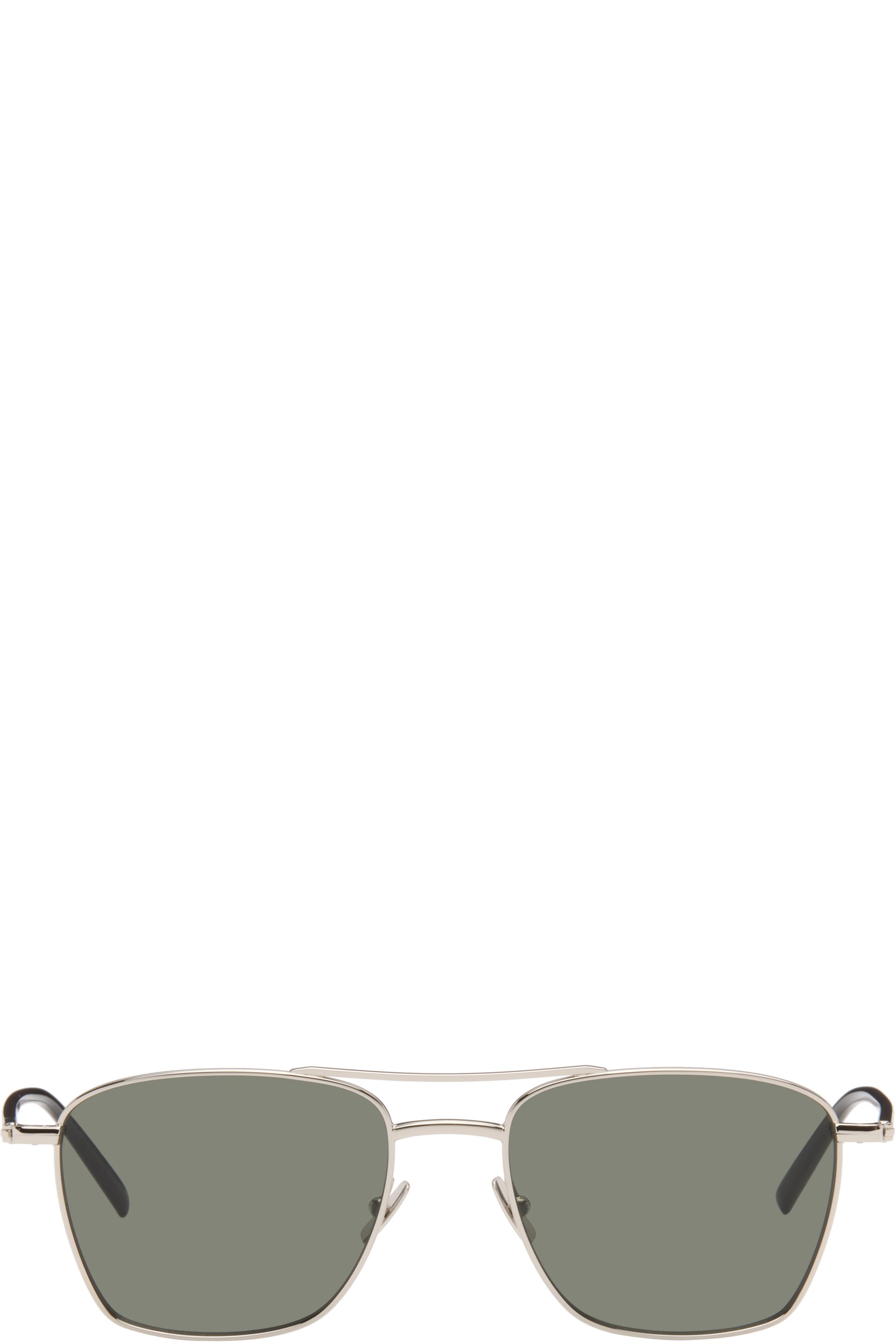 Saint Laurent - Lunettes de soleil SL 866 argentées
