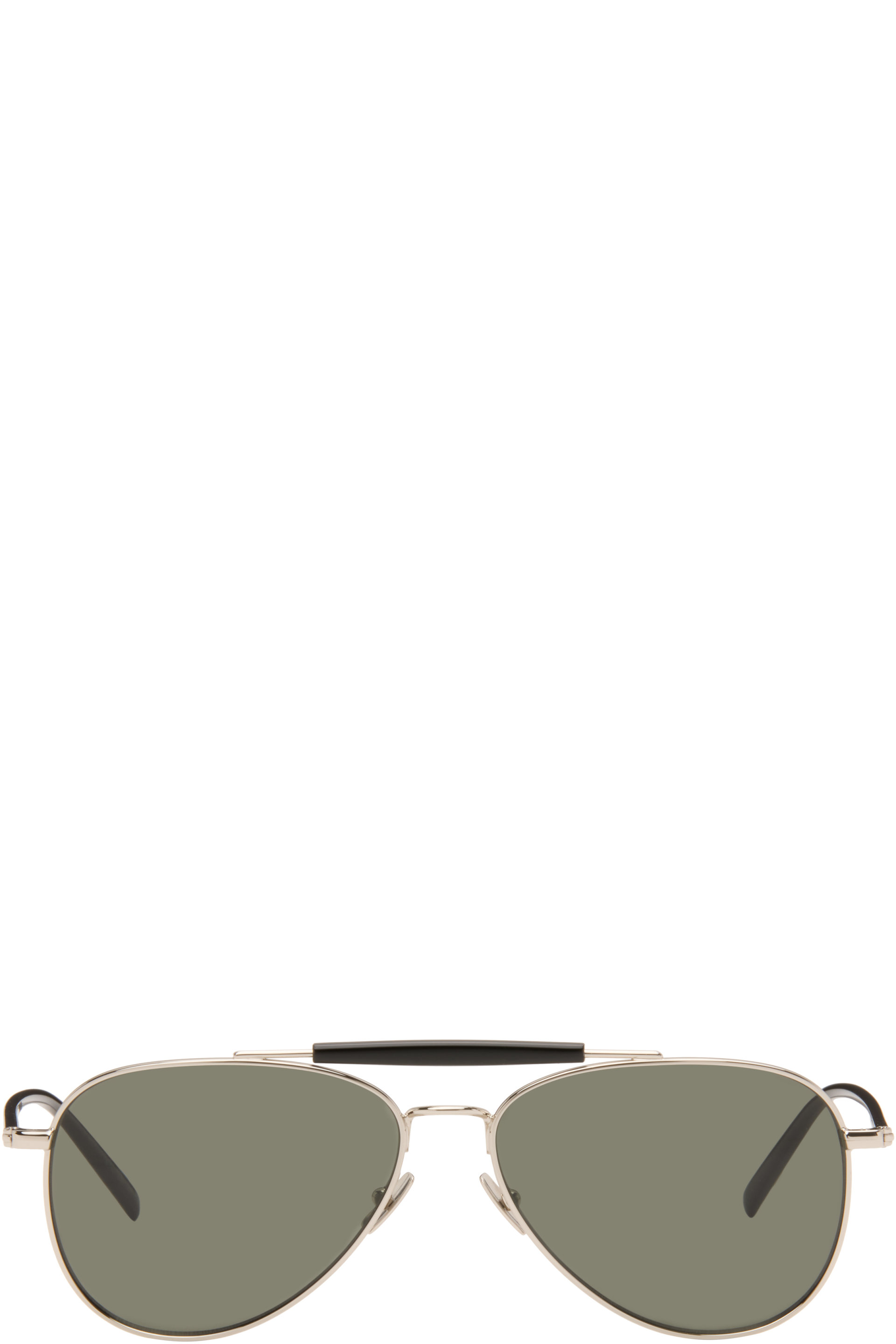 Saint Laurent - 银色 SL 864 太阳镜
