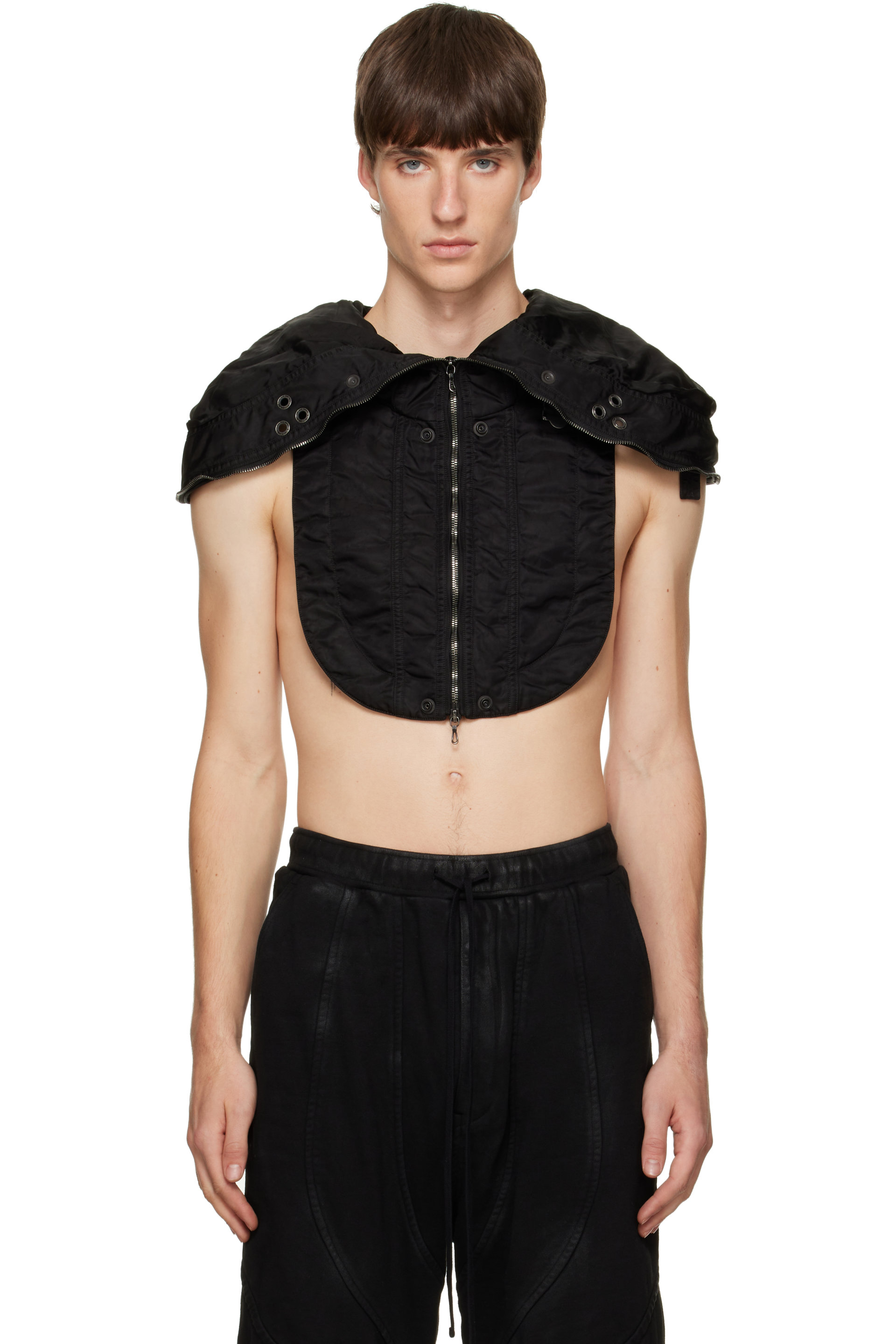 Julius - Veste de style masque Mechanical noire