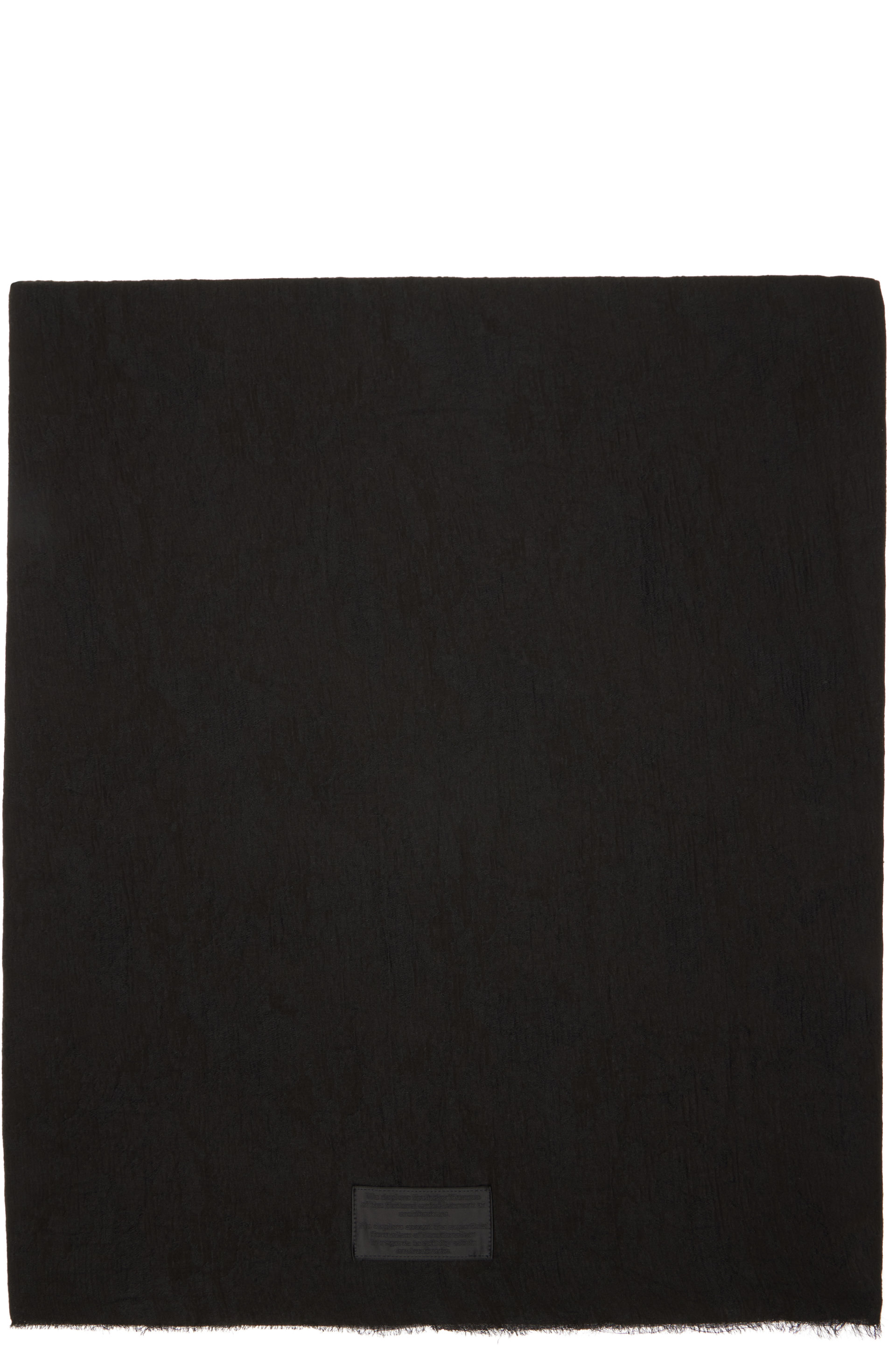 Julius - Black Camouflage Jacquard Stole Scarf