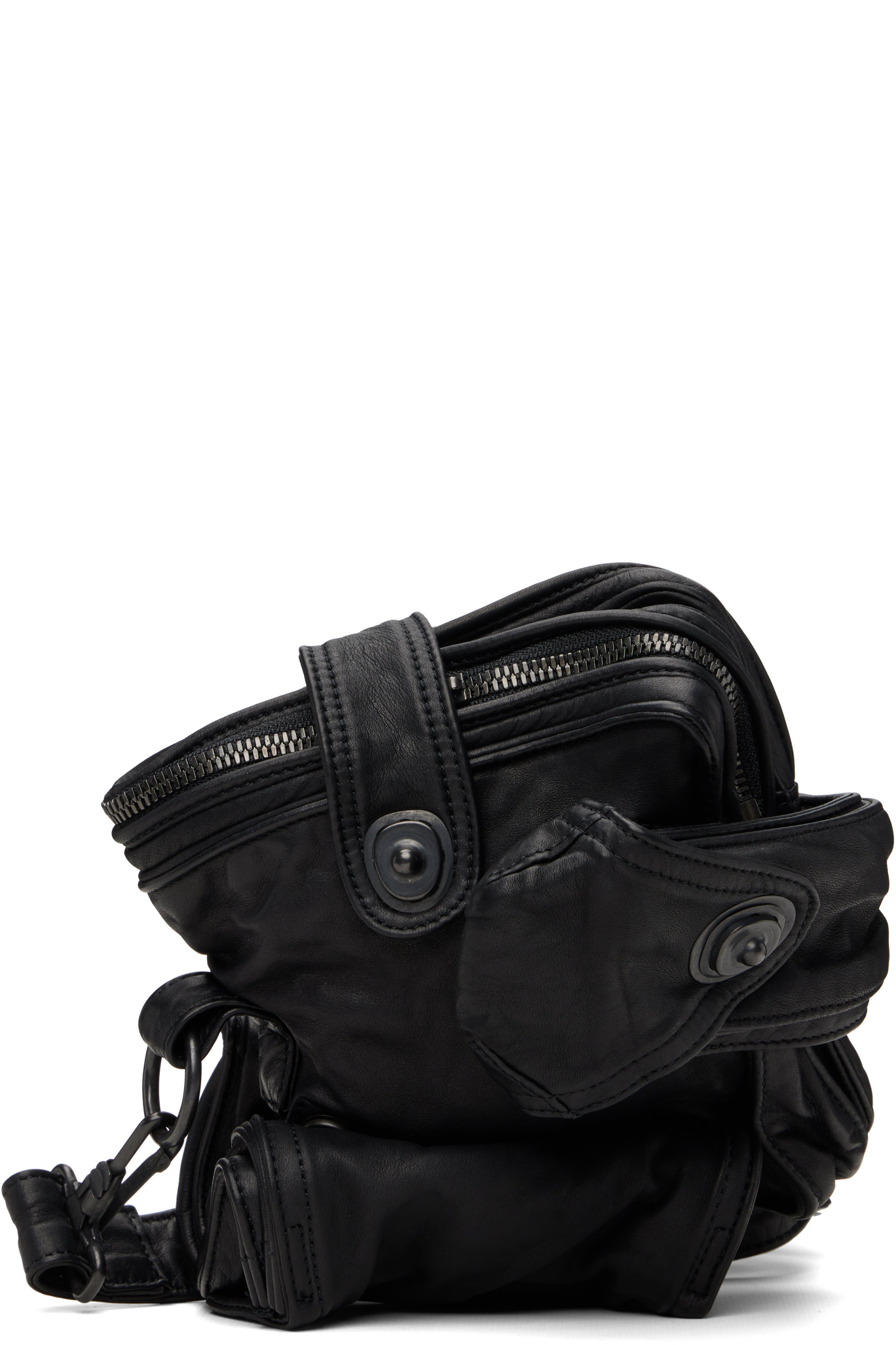 Julius - Black Core Messenger Bag