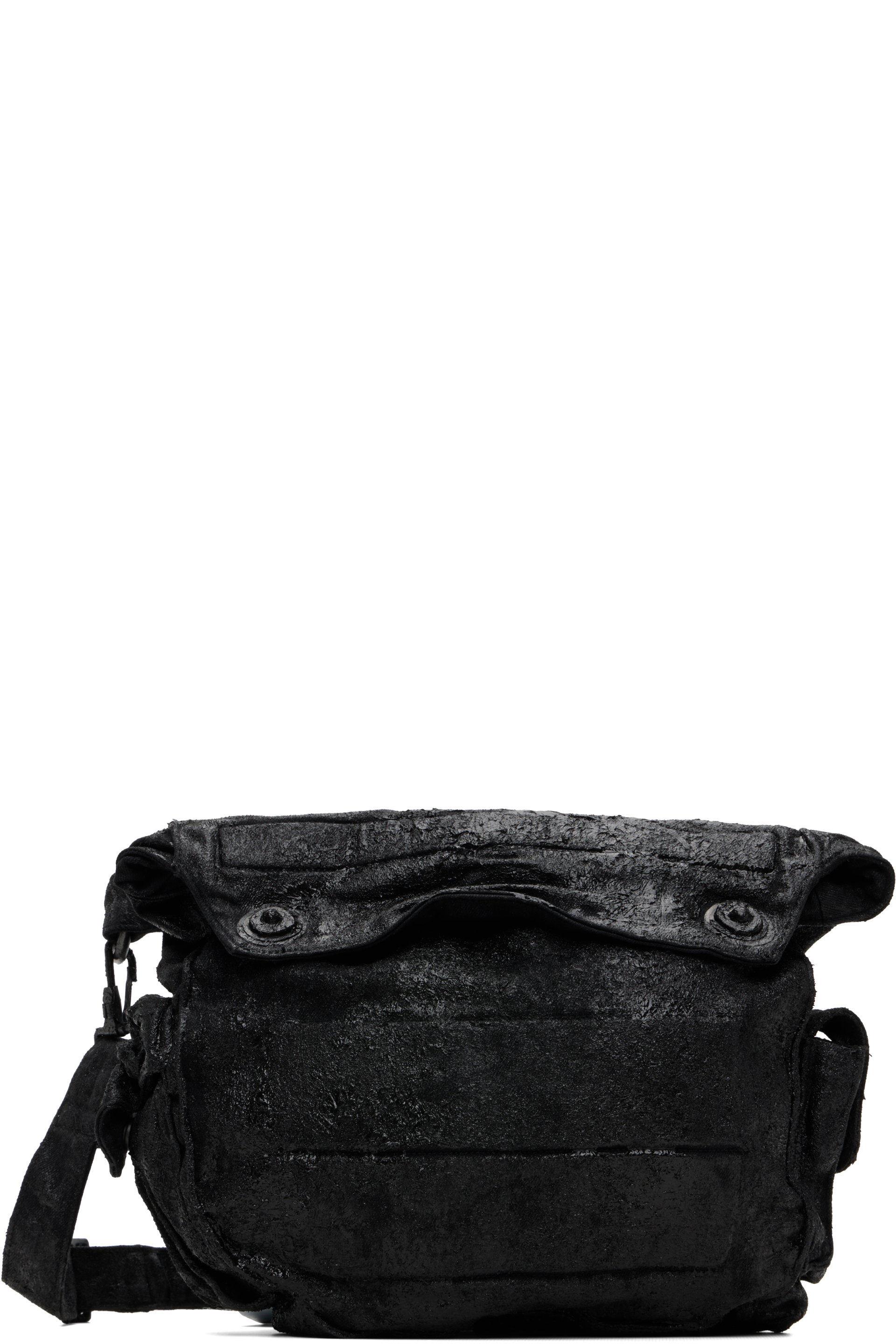 Julius - Black Gas Mask Messenger Bag