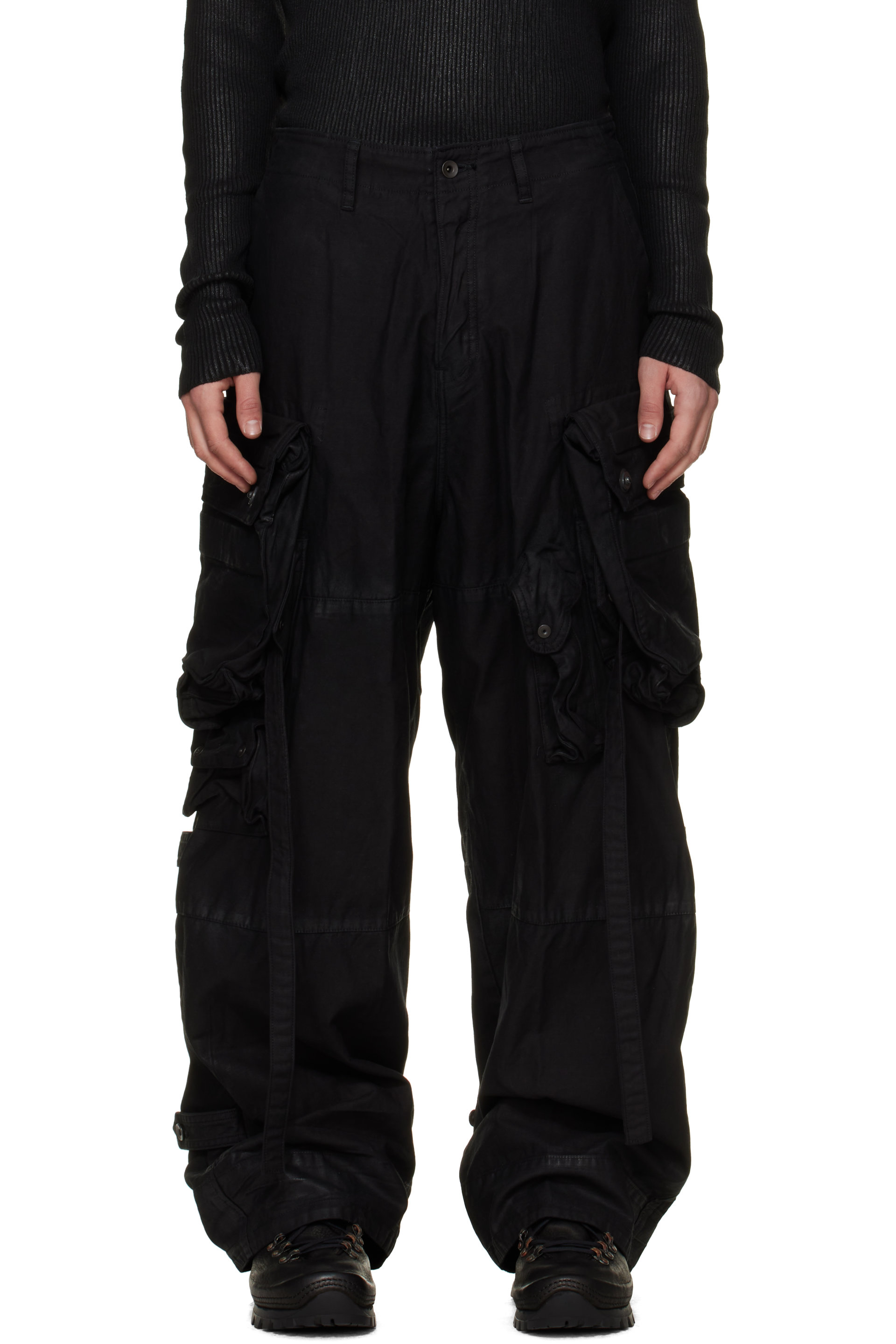 Julius - Pantalon Gas Mask noir