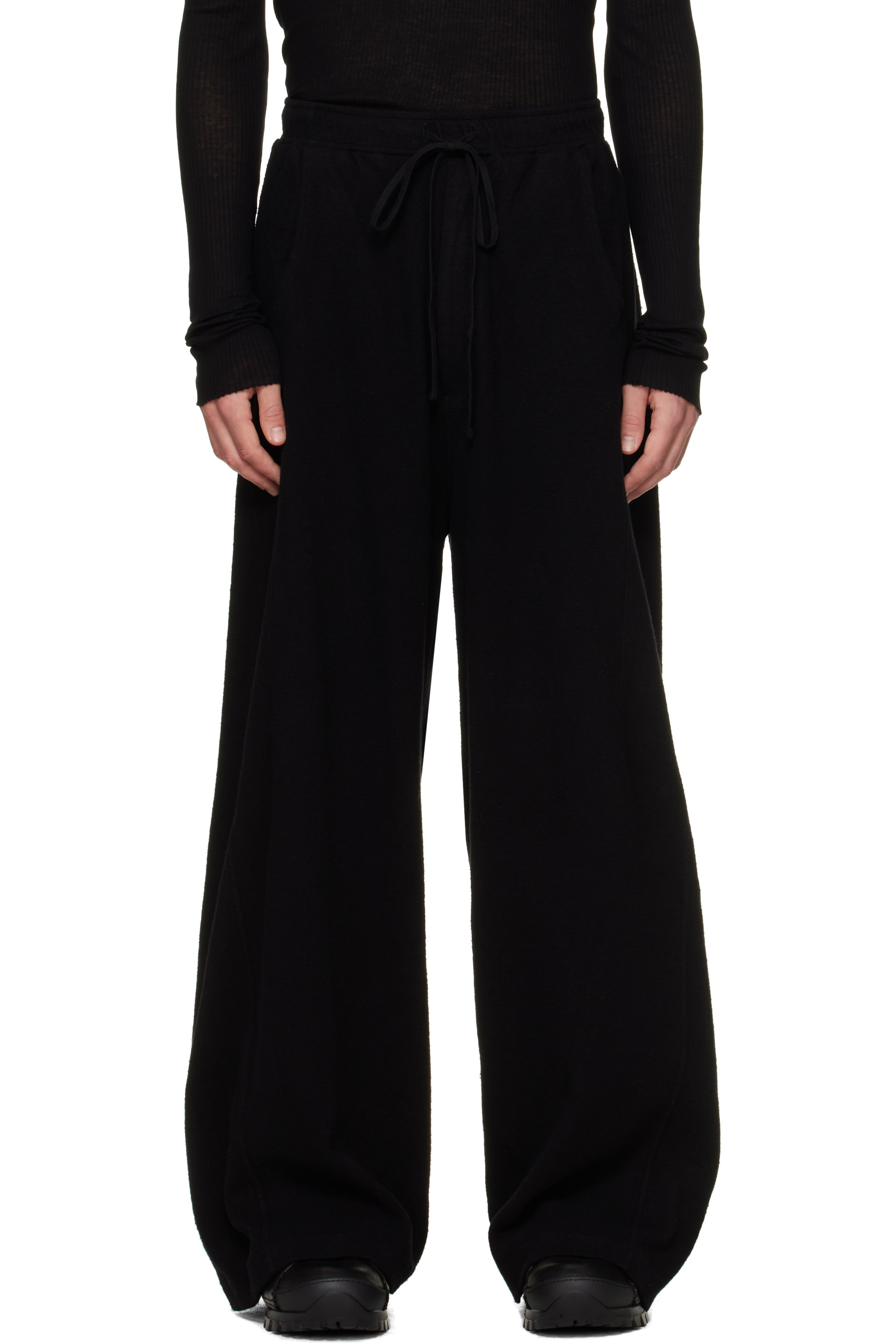 Julius - Black Dk Wide Sweatpants