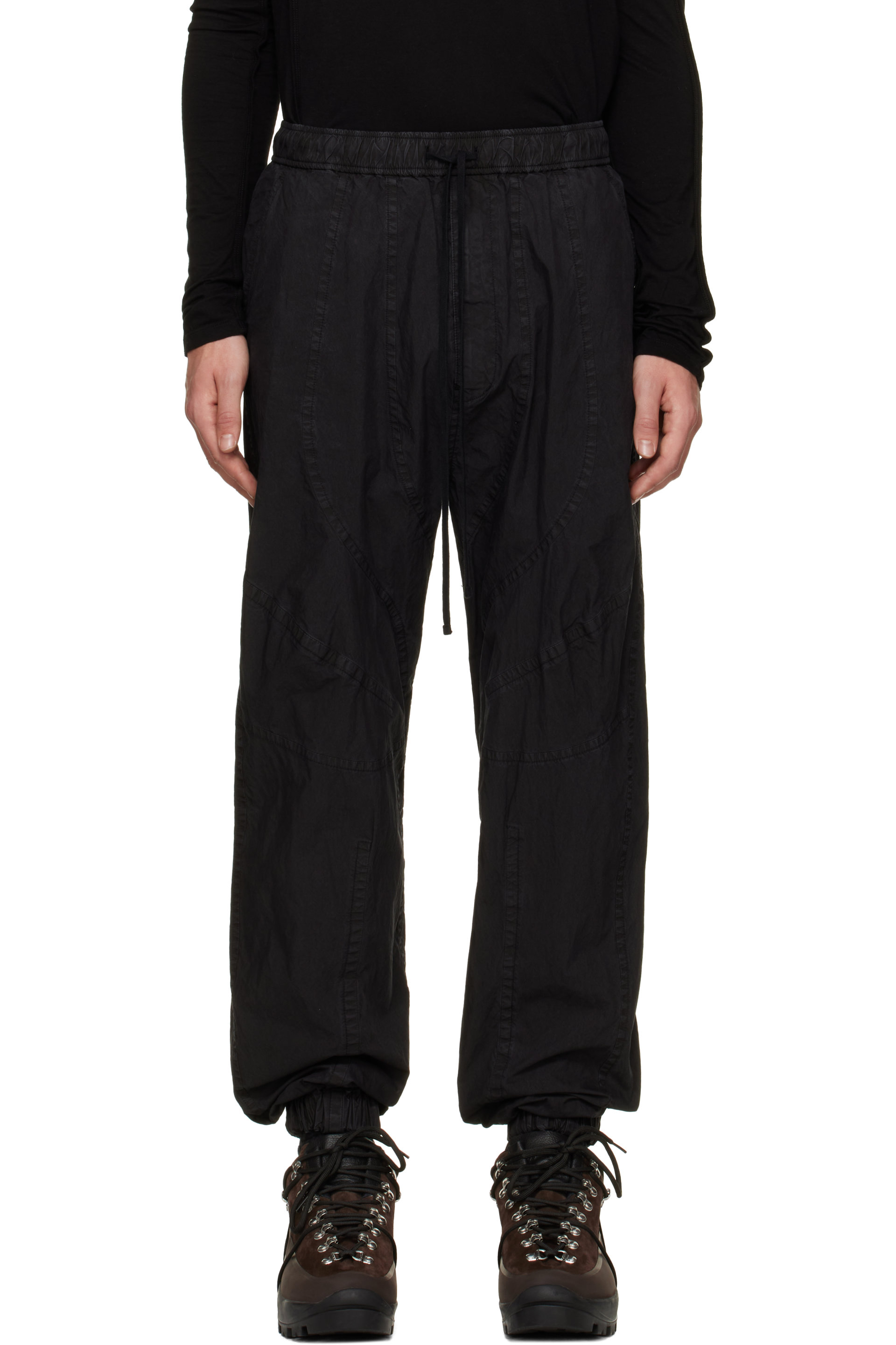 Julius - Black Unchain Jogger Trousers