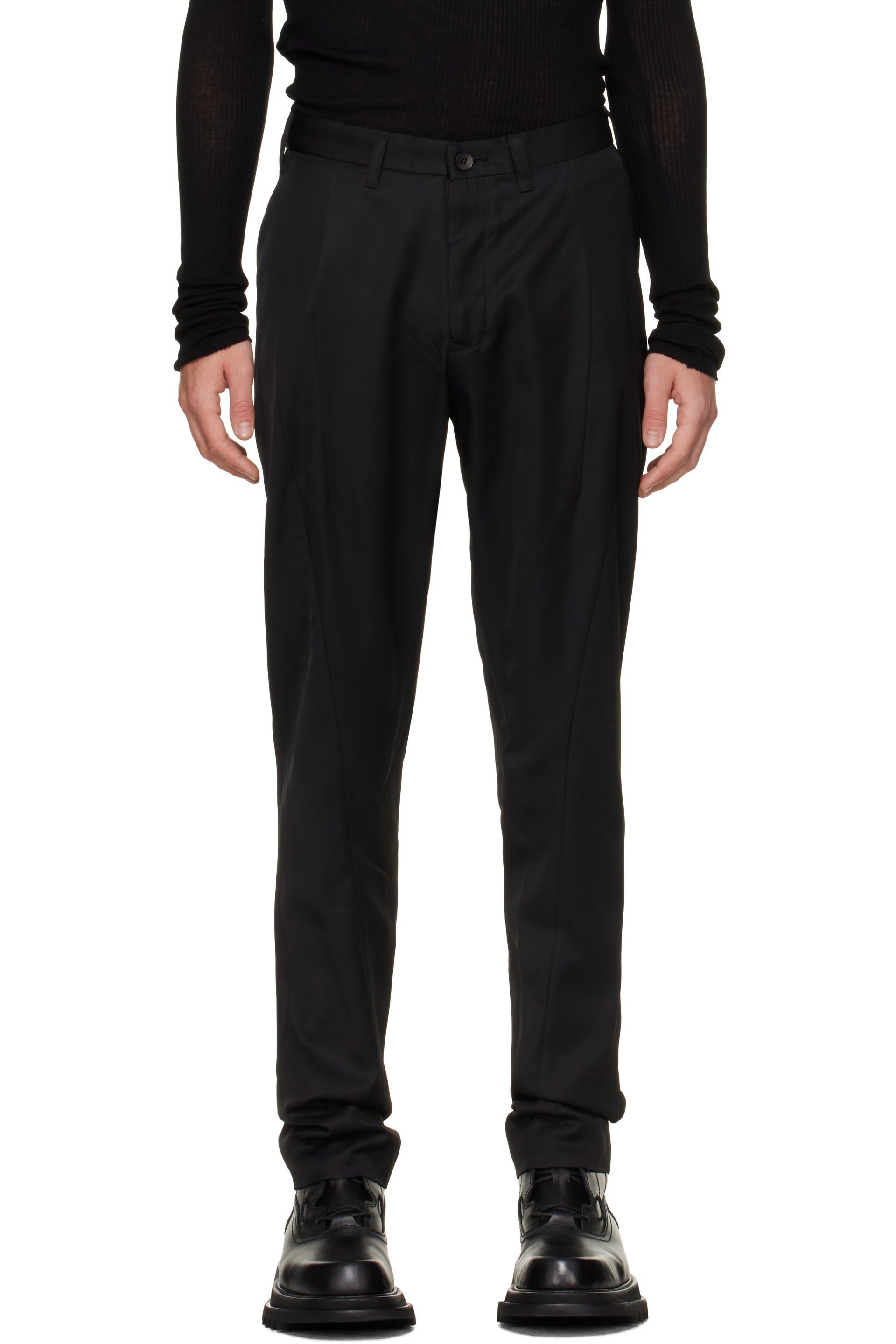 Julius - Black Jodhpurs Trousers
