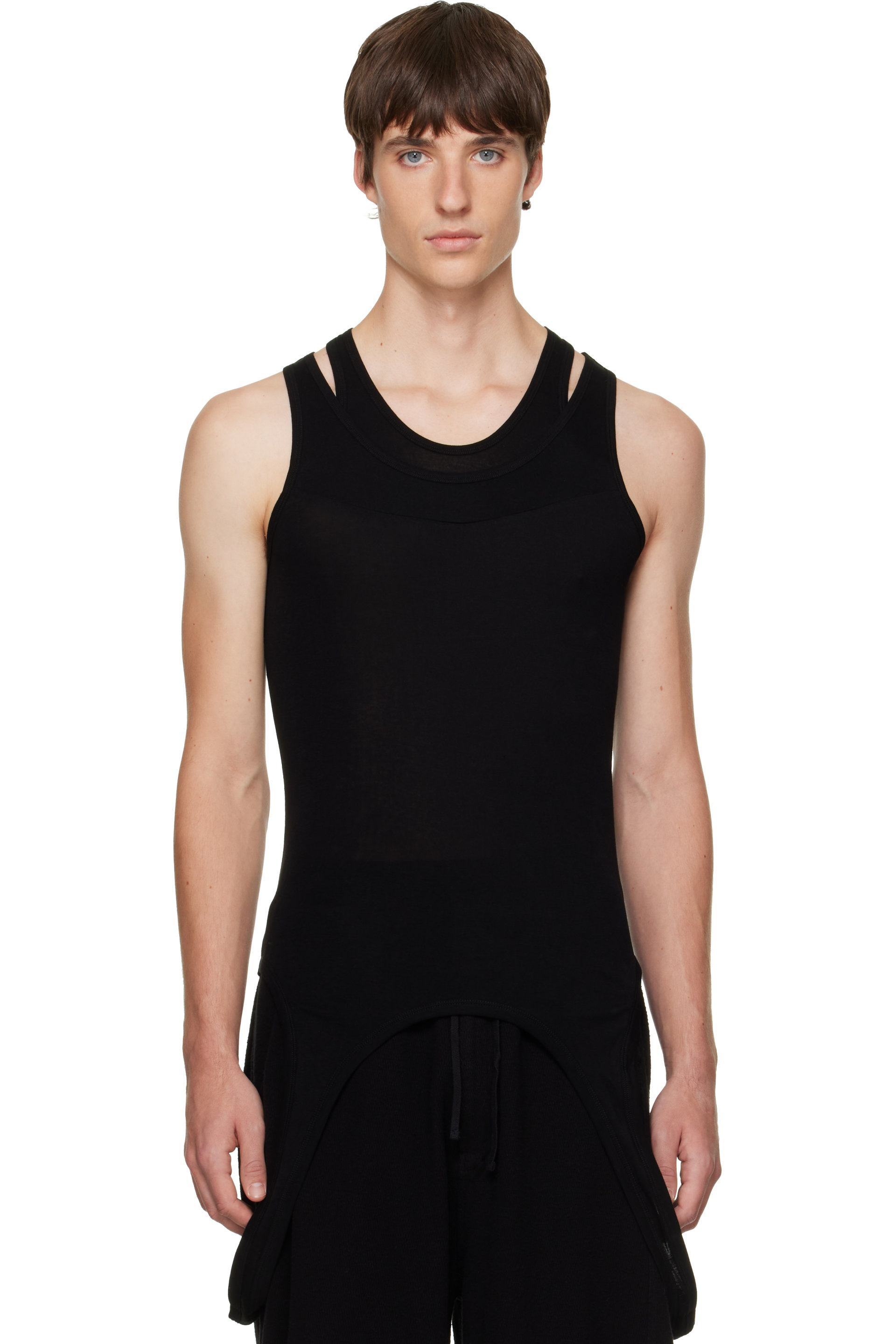 Julius - Black Droid Tank Top